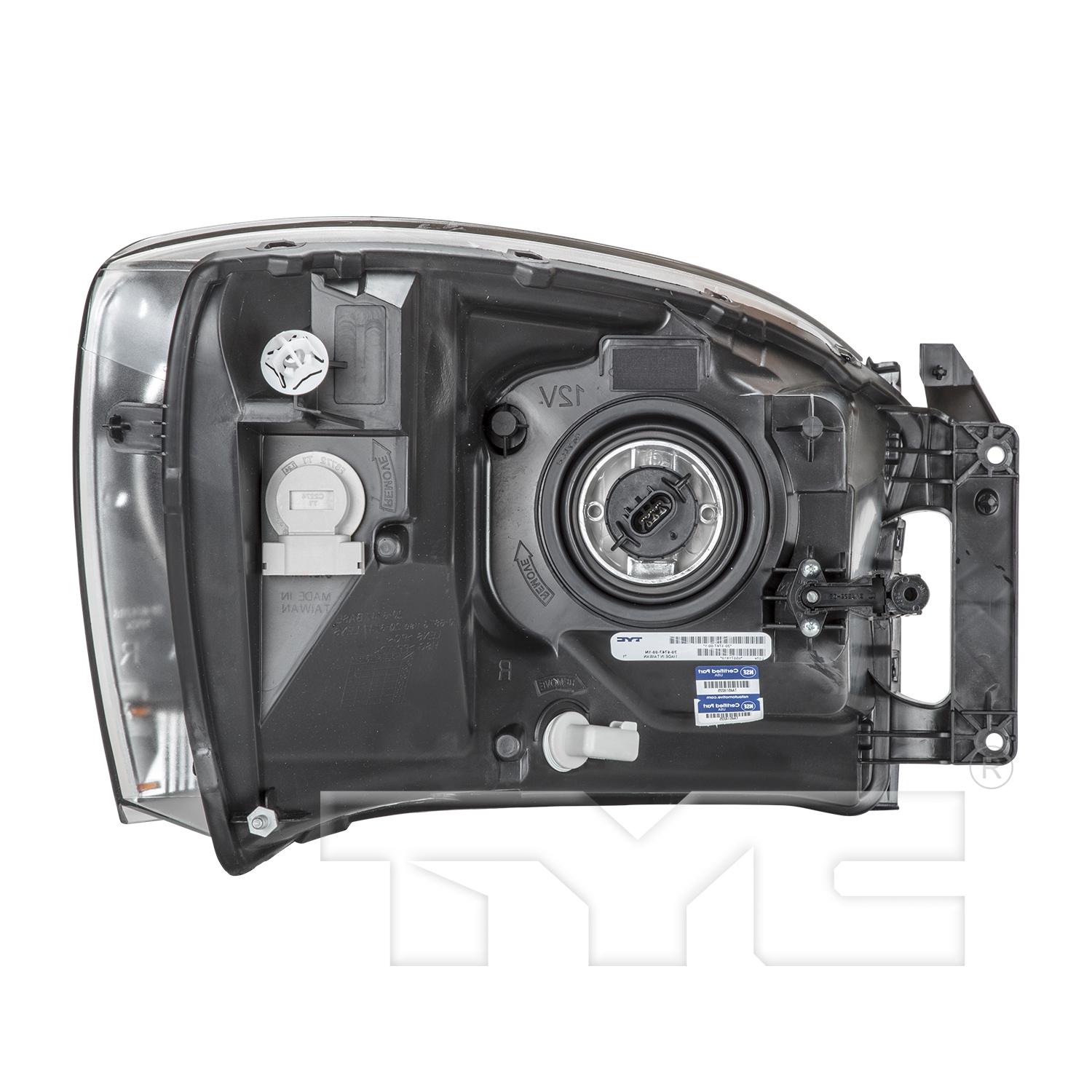 TYC 206748009 Headlight Assembly product image 2 of 6