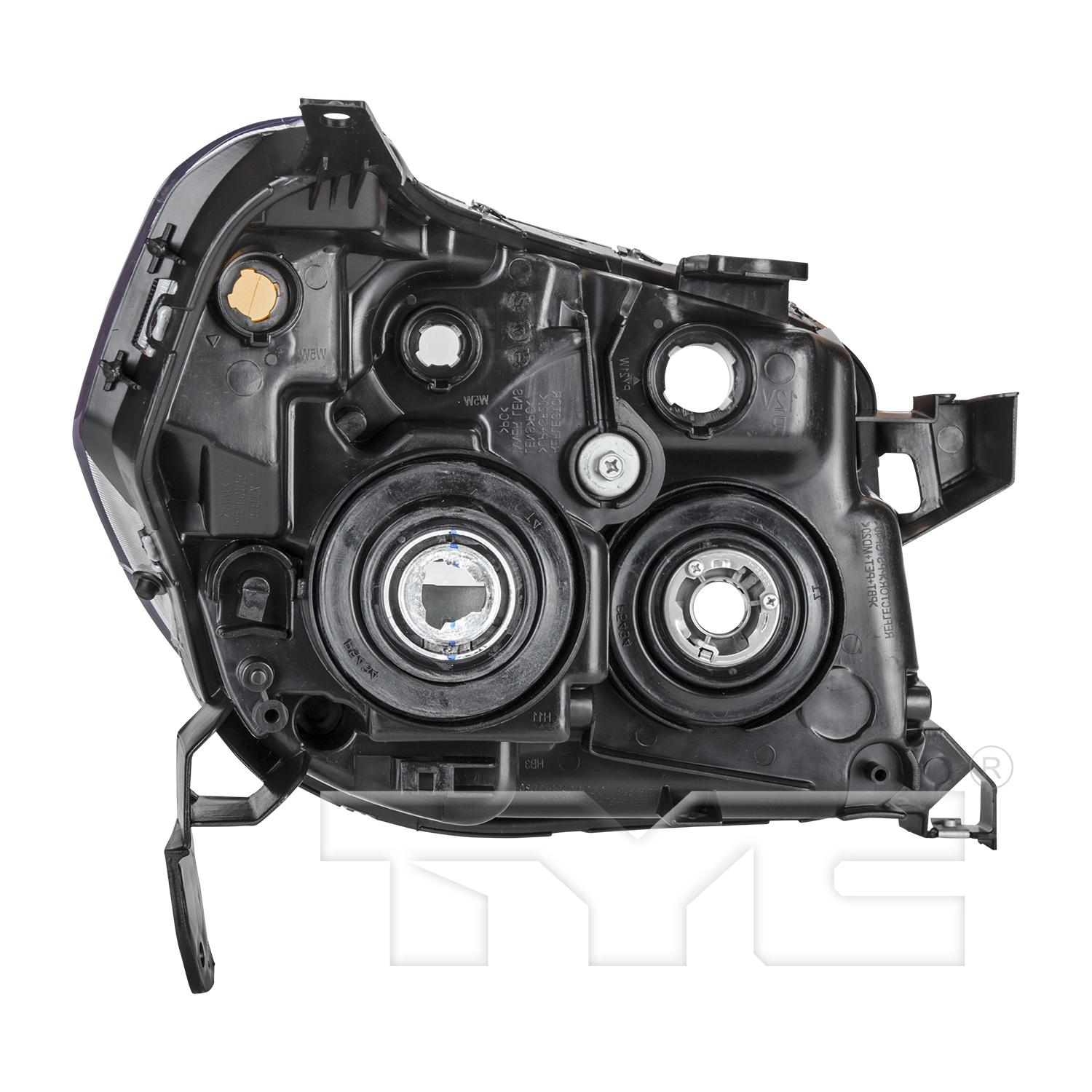 TYC 206760019 Headlight Assembly product image 2 of 6