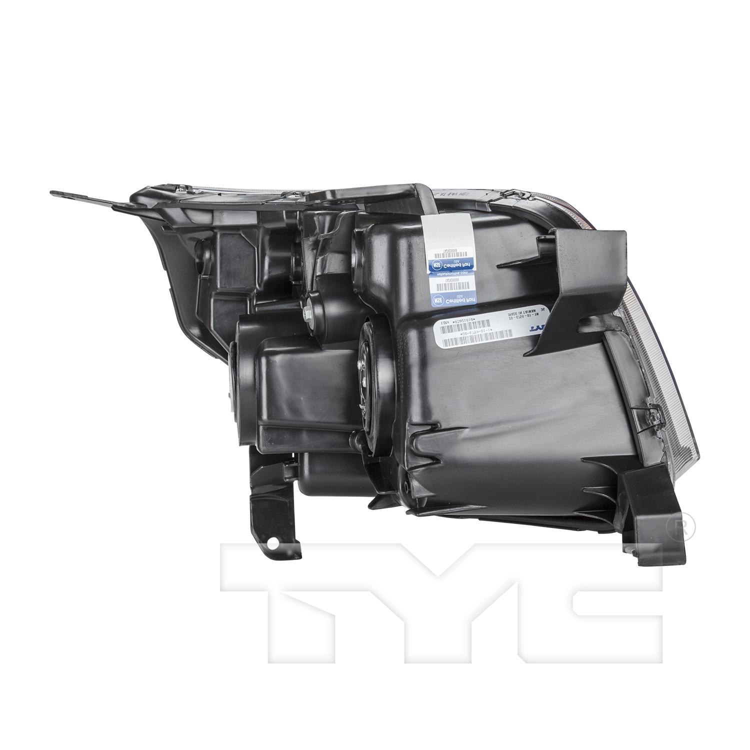 TYC 206760019 Headlight Assembly product image 4 of 6
