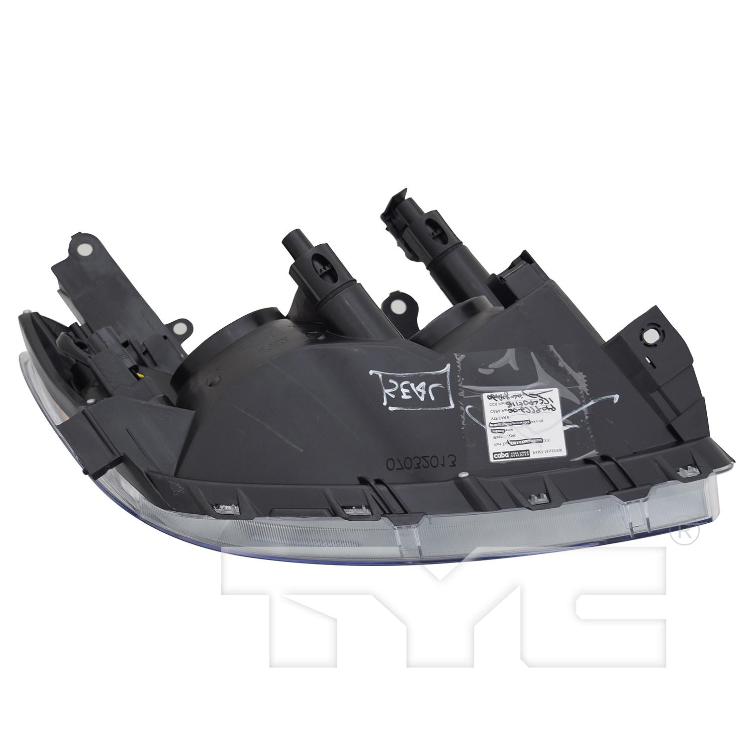 TYC 206780019 Headlight Assembly product image 6 of 6