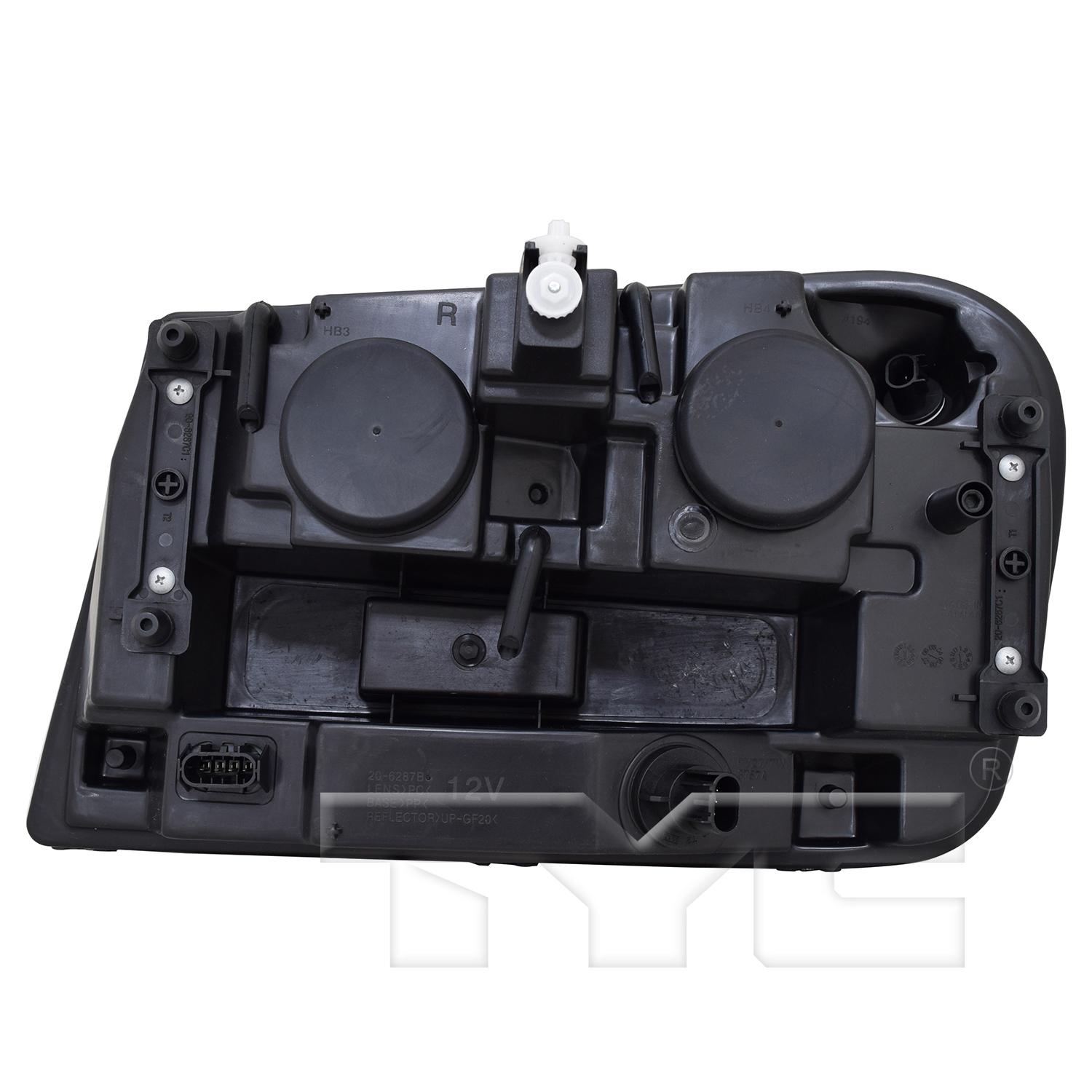 TYC 206791009 Headlight Assembly product image 2 of 6