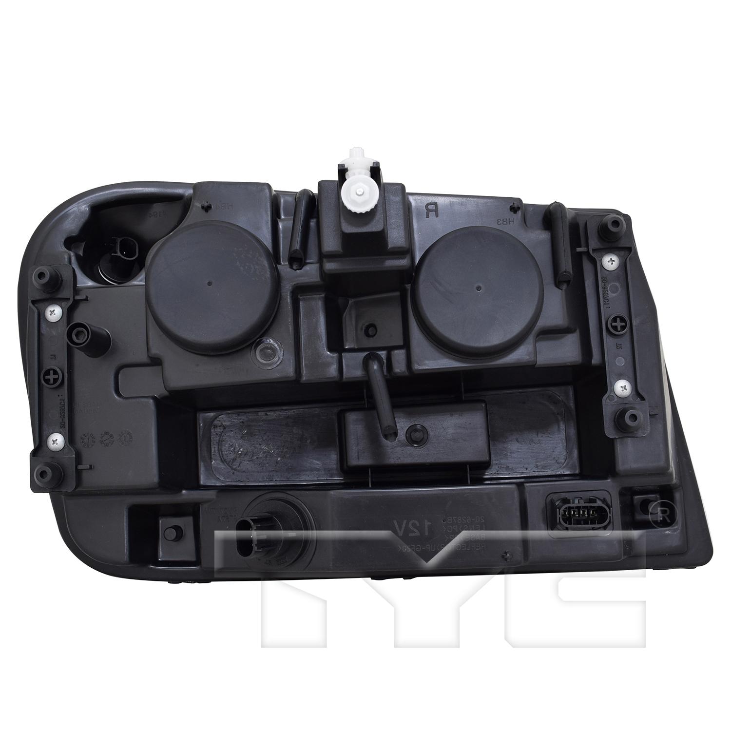 TYC 206792009 Headlight Assembly product image 2 of 6