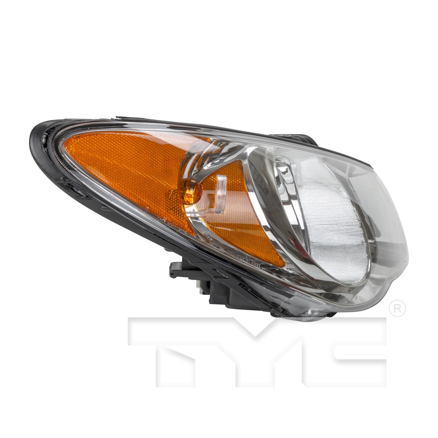 TYC 20681190 Headlight Assembly product image 5 of 8