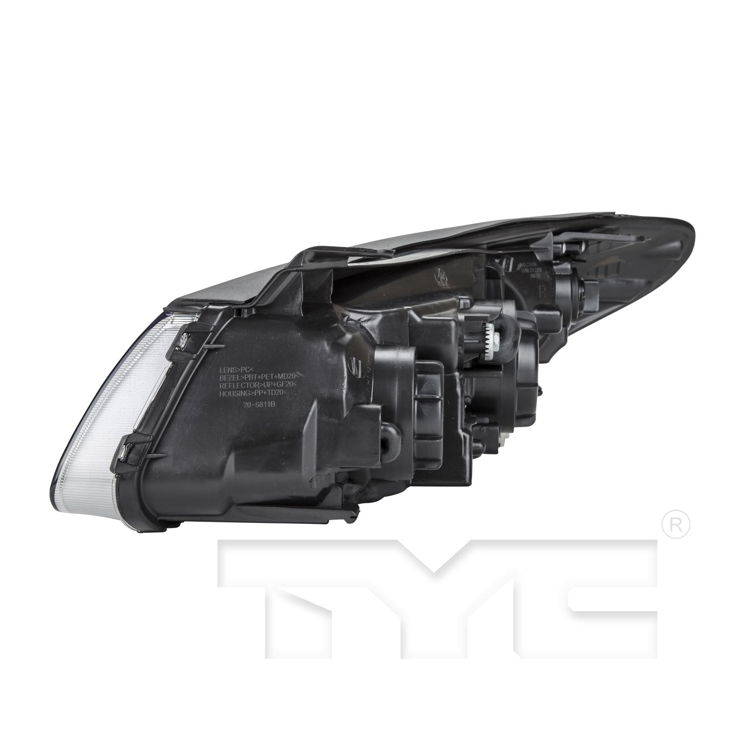 TYC 20681190 Headlight Assembly product image 6 of 8