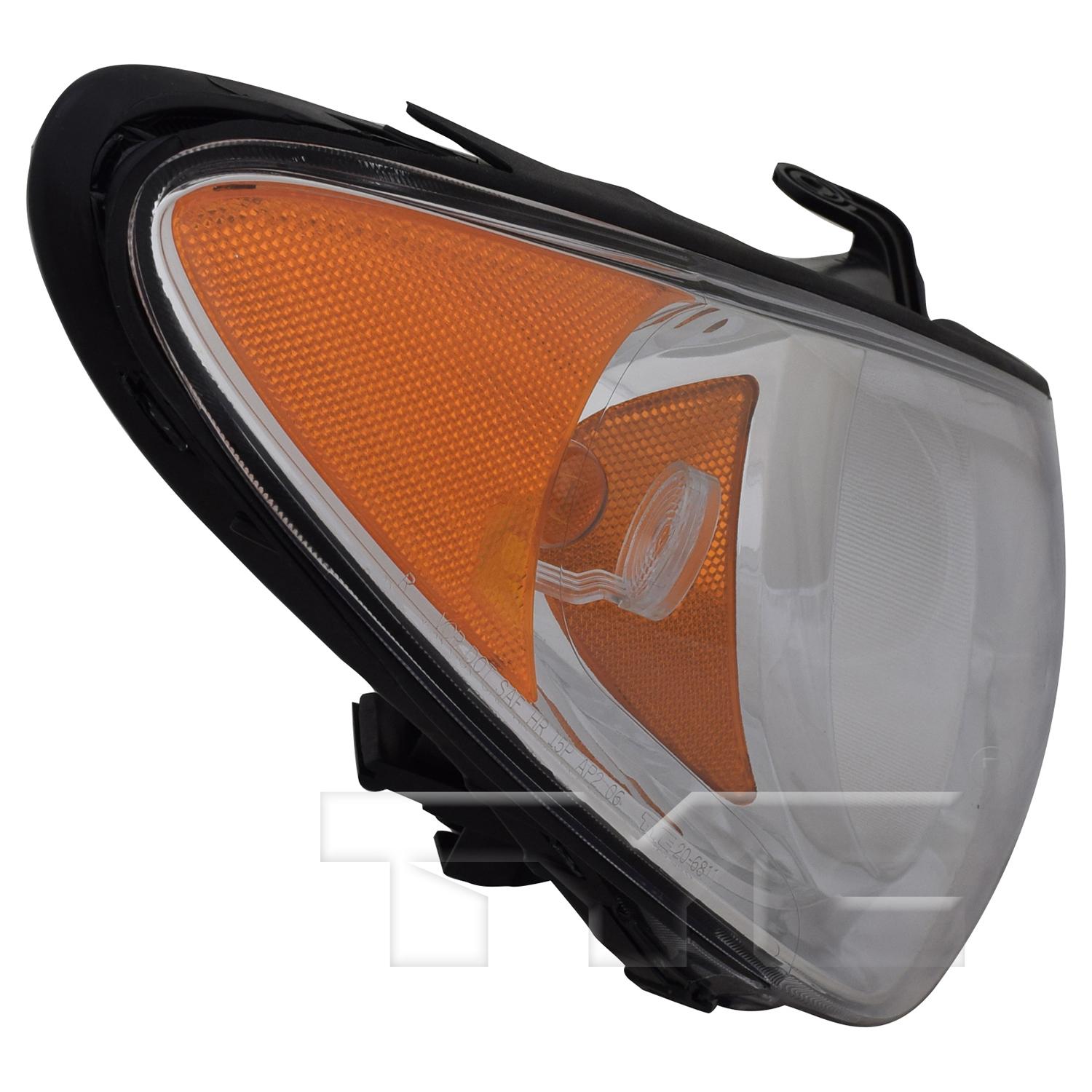 TYC 206811909 Headlight Assembly product image 3 of 6