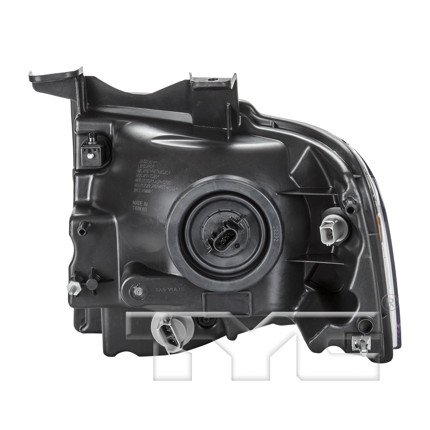 TYC 206813009 Headlight Assembly product image 2 of 6