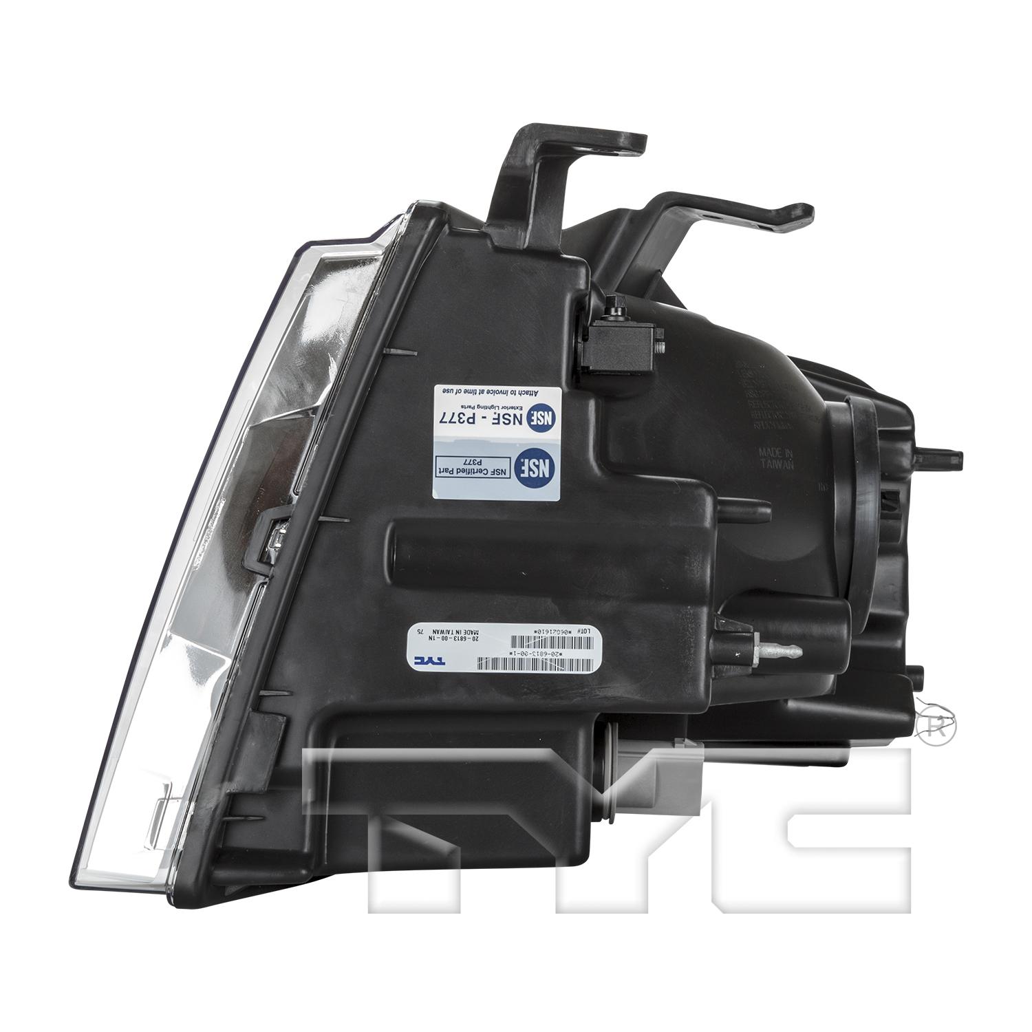 TYC 206813009 Headlight Assembly product image 4 of 6