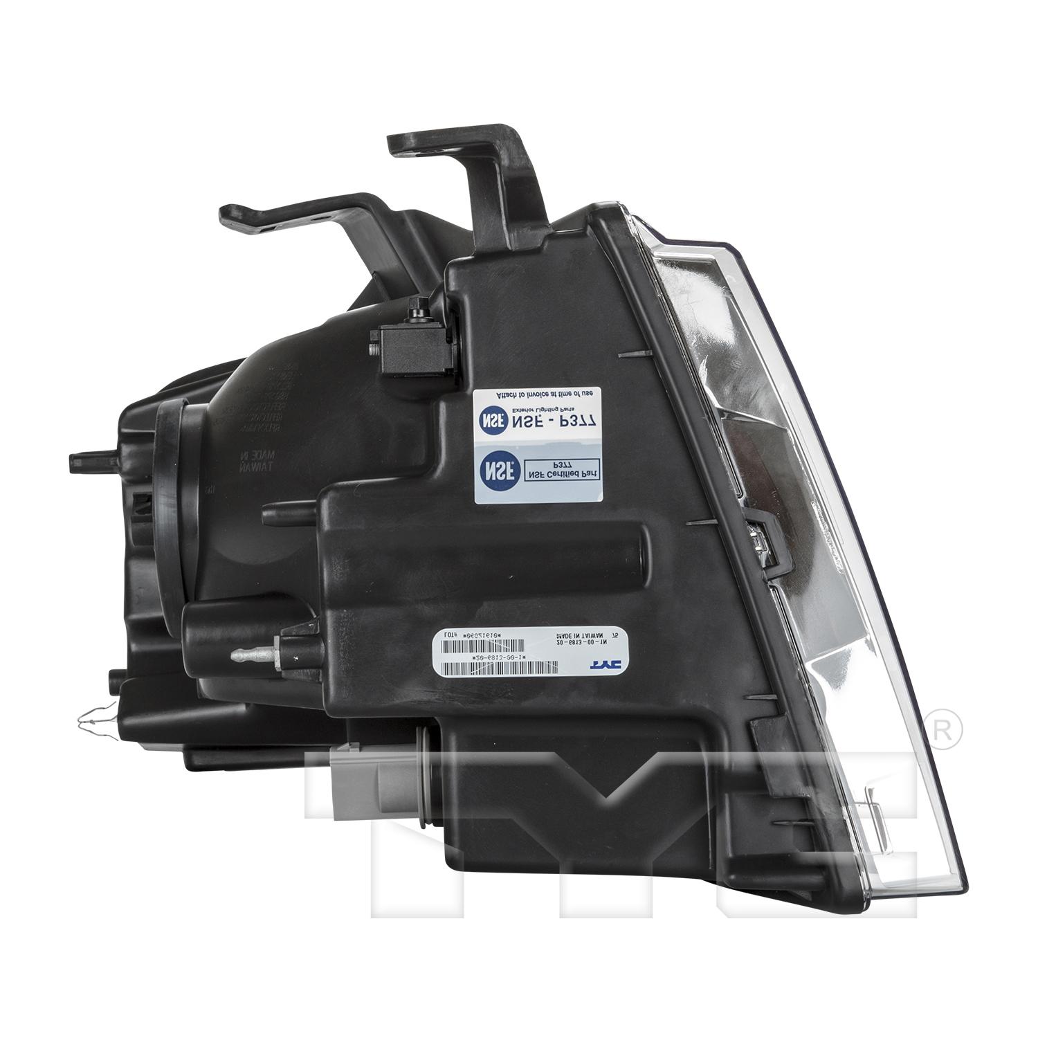 TYC 206814009 Headlight Assembly product image 4 of 6