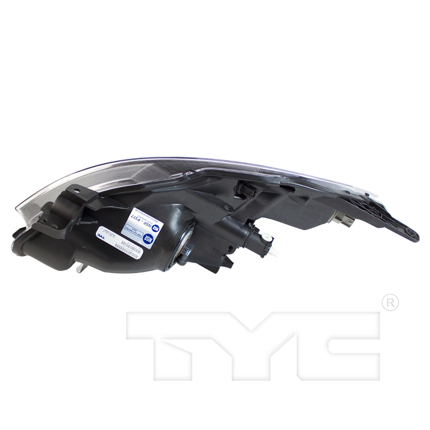 TYC 20682700 Headlight Assembly product image 5 of 6