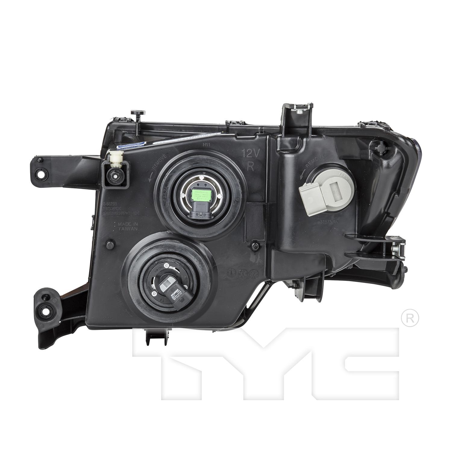 TYC 206829009 Headlight Assembly product image 2 of 6