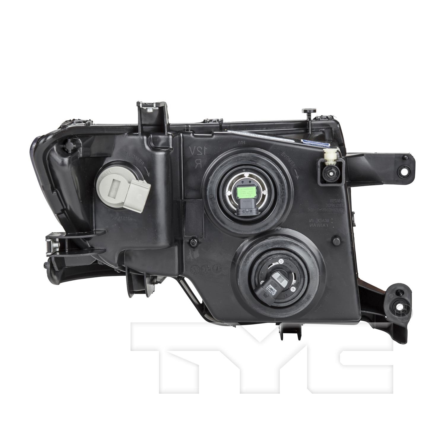 TYC 206830009 Headlight Assembly product image 2 of 6