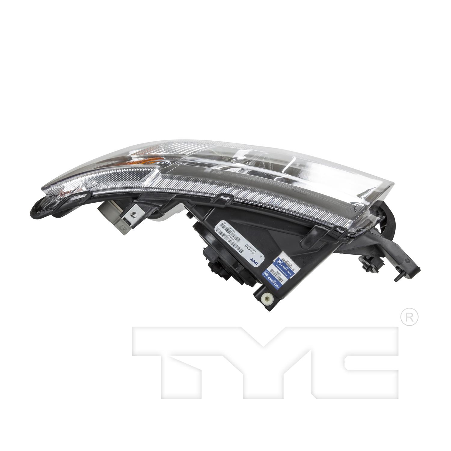 TYC 206830009 Headlight Assembly product image 5 of 6