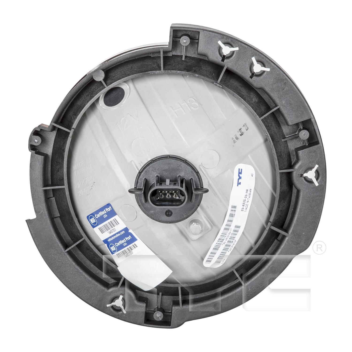 TYC 20683500 Headlight Assembly product image 2 of 6
