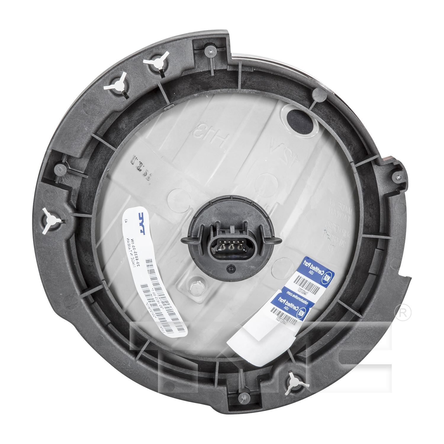 TYC 20683600 Headlight Assembly product image 4 of 8