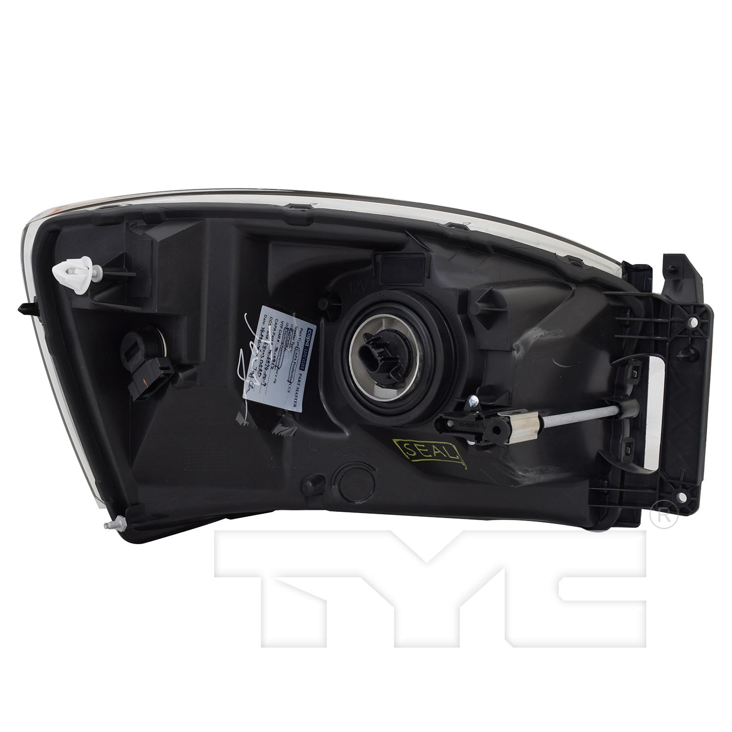 TYC 206874009 Headlight Assembly product image 2 of 6