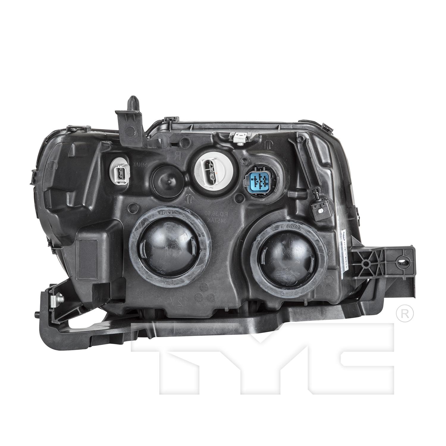 TYC 206886009 Headlight Assembly product image 2 of 6