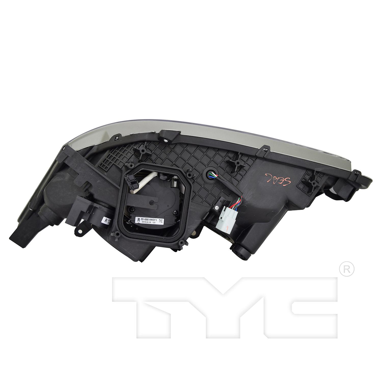 TYC 206901019 Headlight Assembly product image 6 of 6