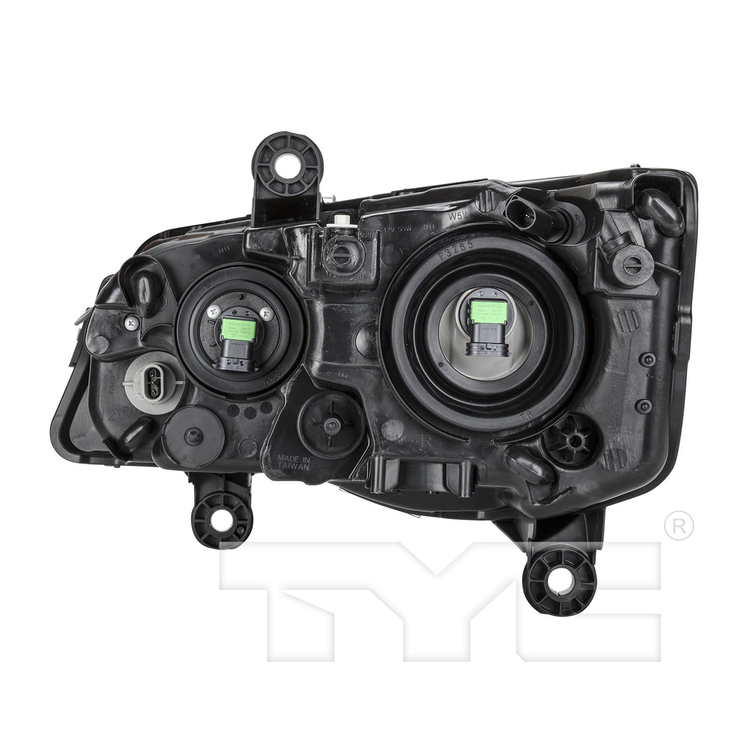 TYC 20691900 Headlight Assembly product image 2 of 6