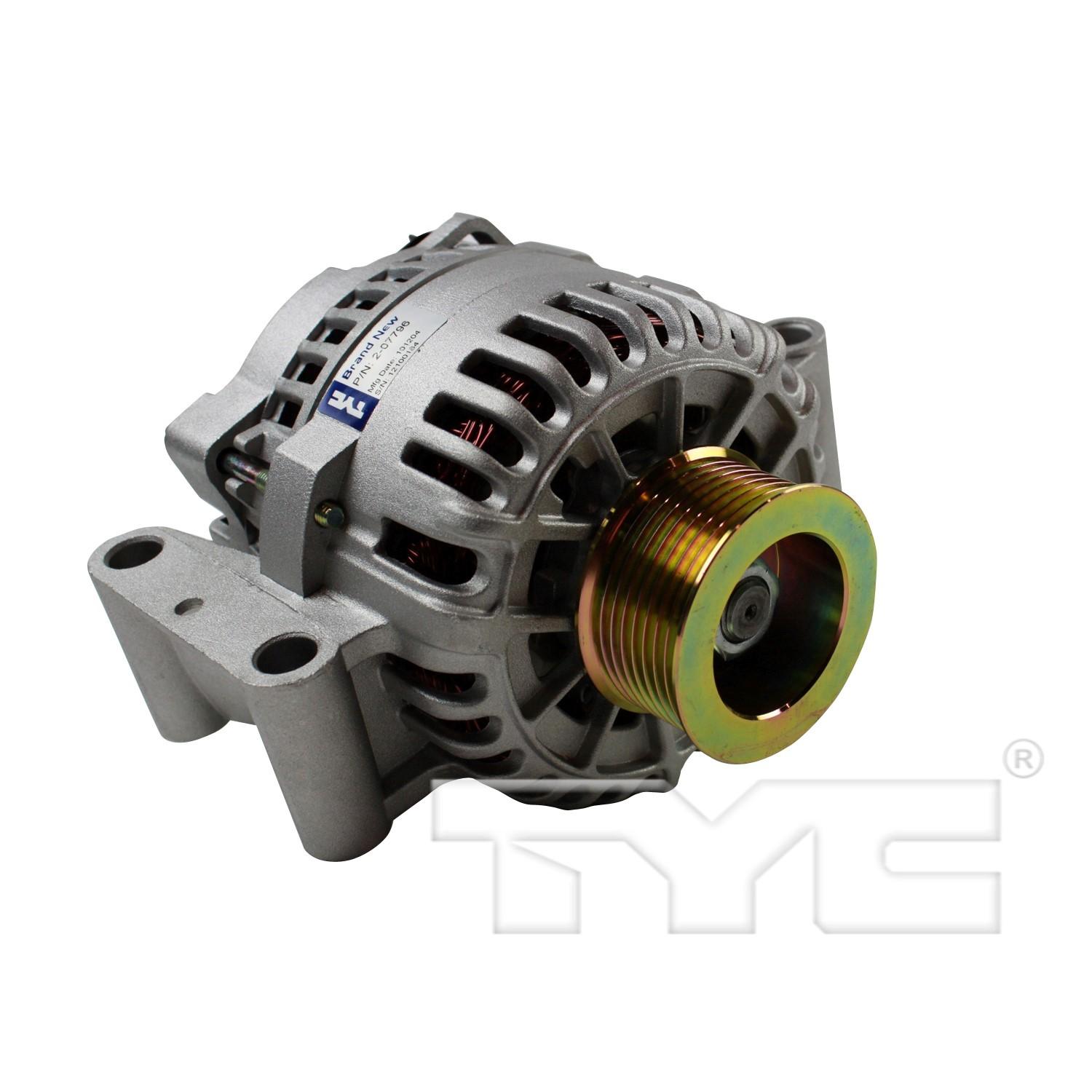 TYC 207796 - Alternator TYC 207796 Alternator product image 3 of 5