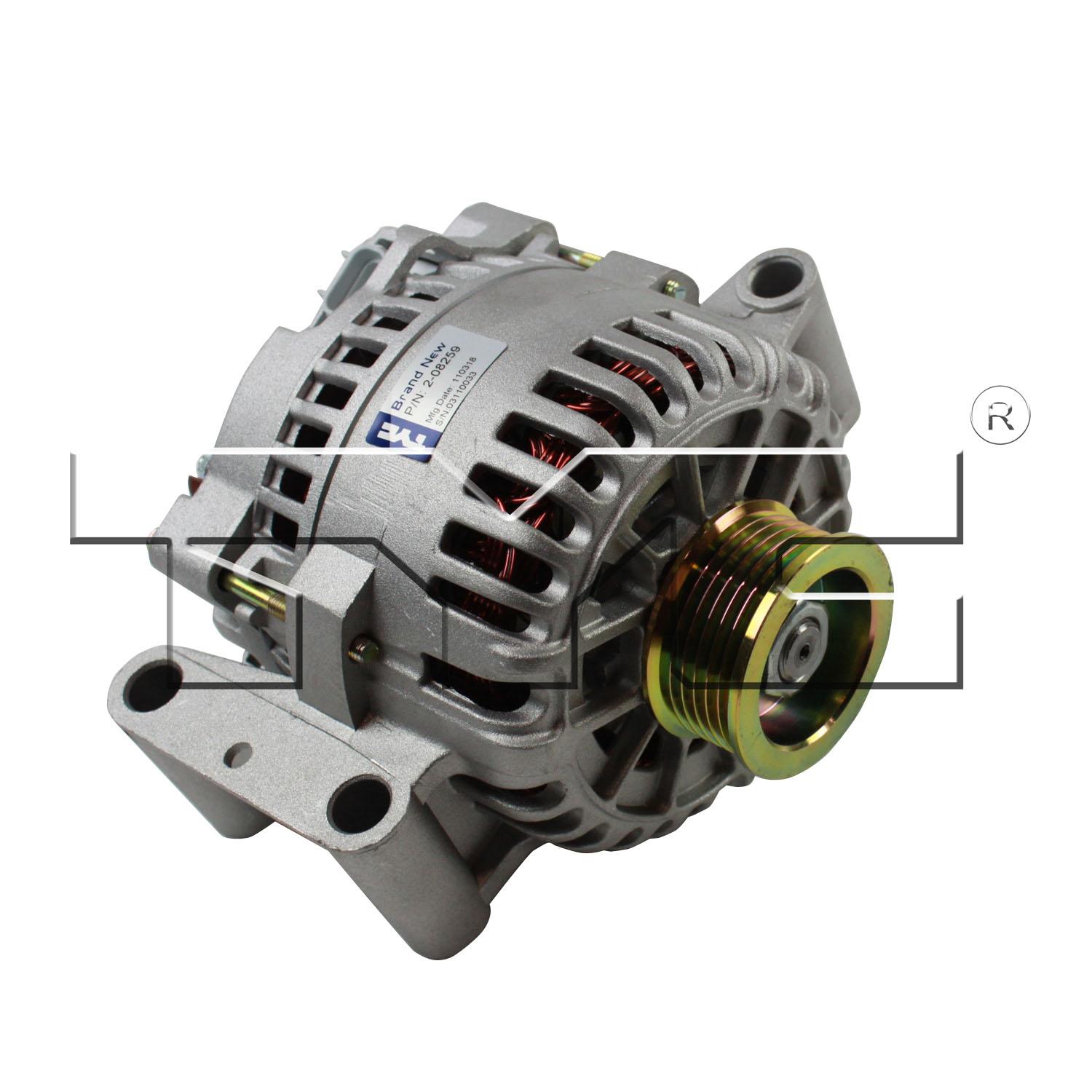 TYC 208259 Alternator product image 3 of 5