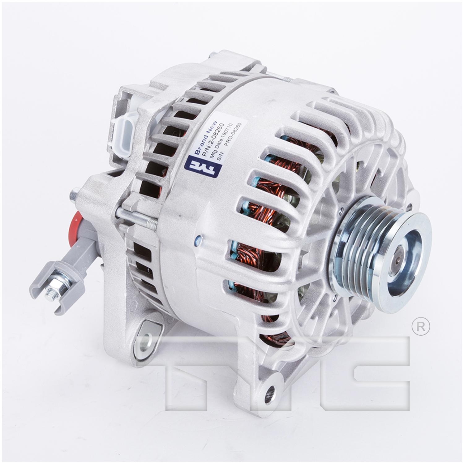 TYC 208260 - Alternator TYC 208260 Alternator product image 1 of 5