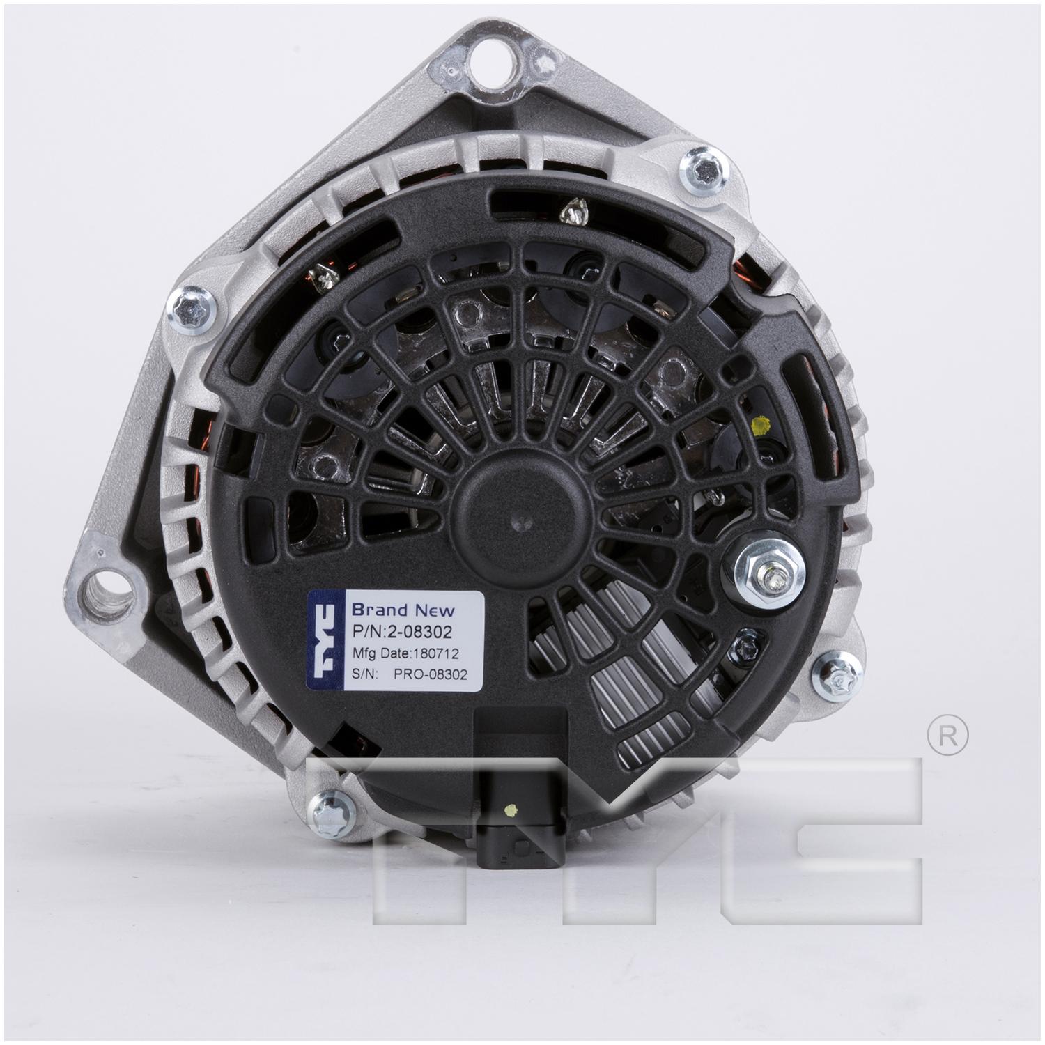 TYC 208302 Alternator product image 4 of 5