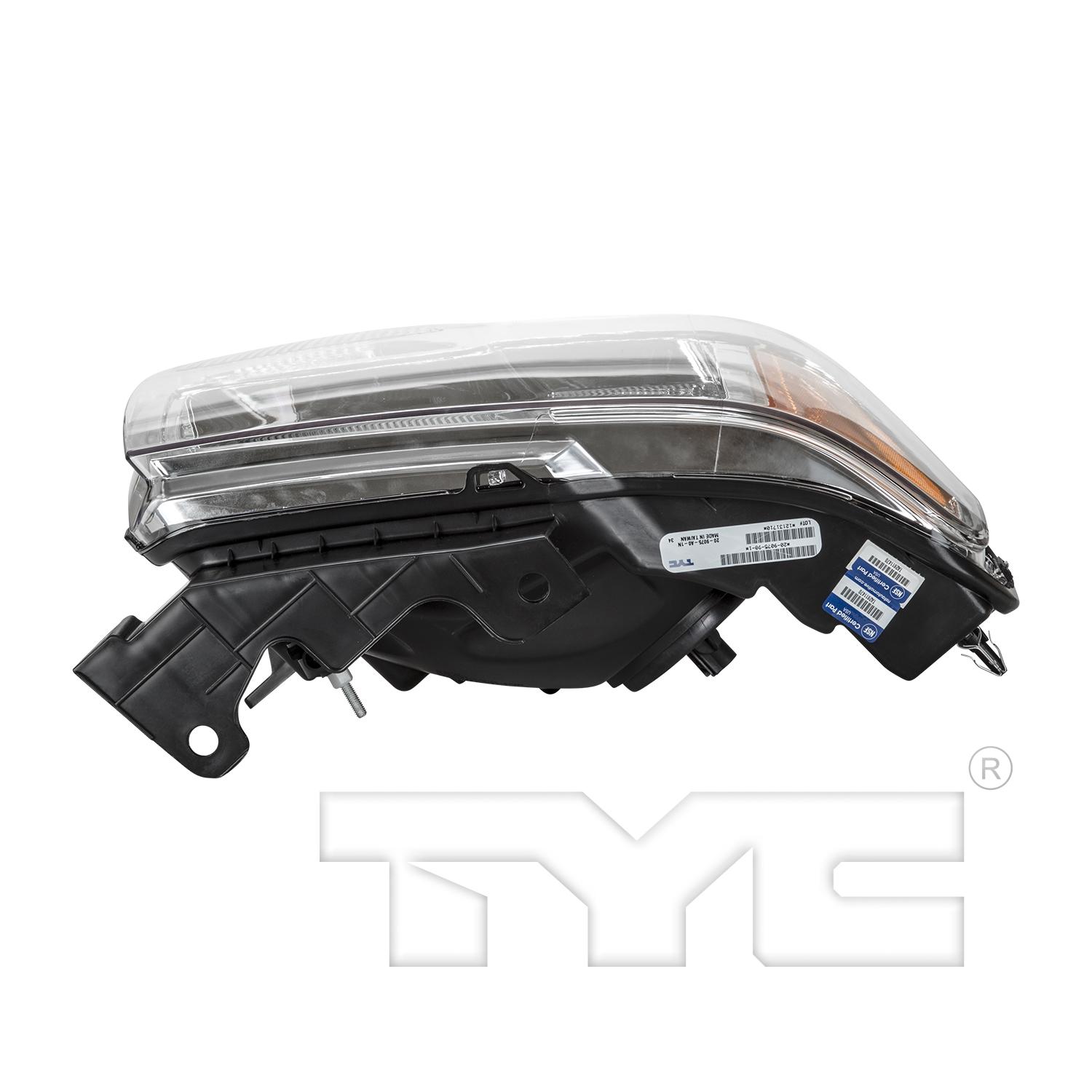 TYC 20907590 Headlight Assembly product image 5 of 6