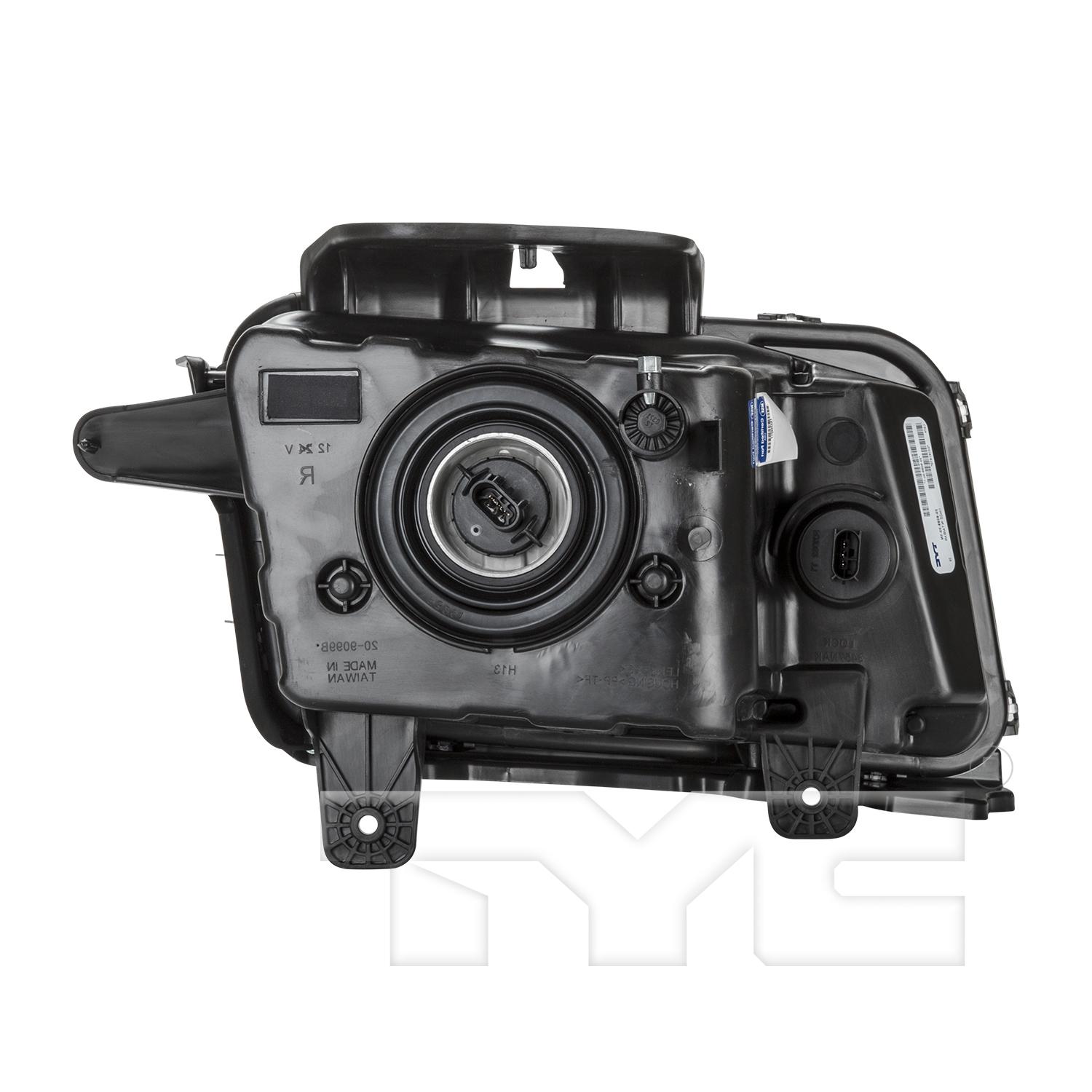 TYC 209100009 Headlight Assembly product image 2 of 8