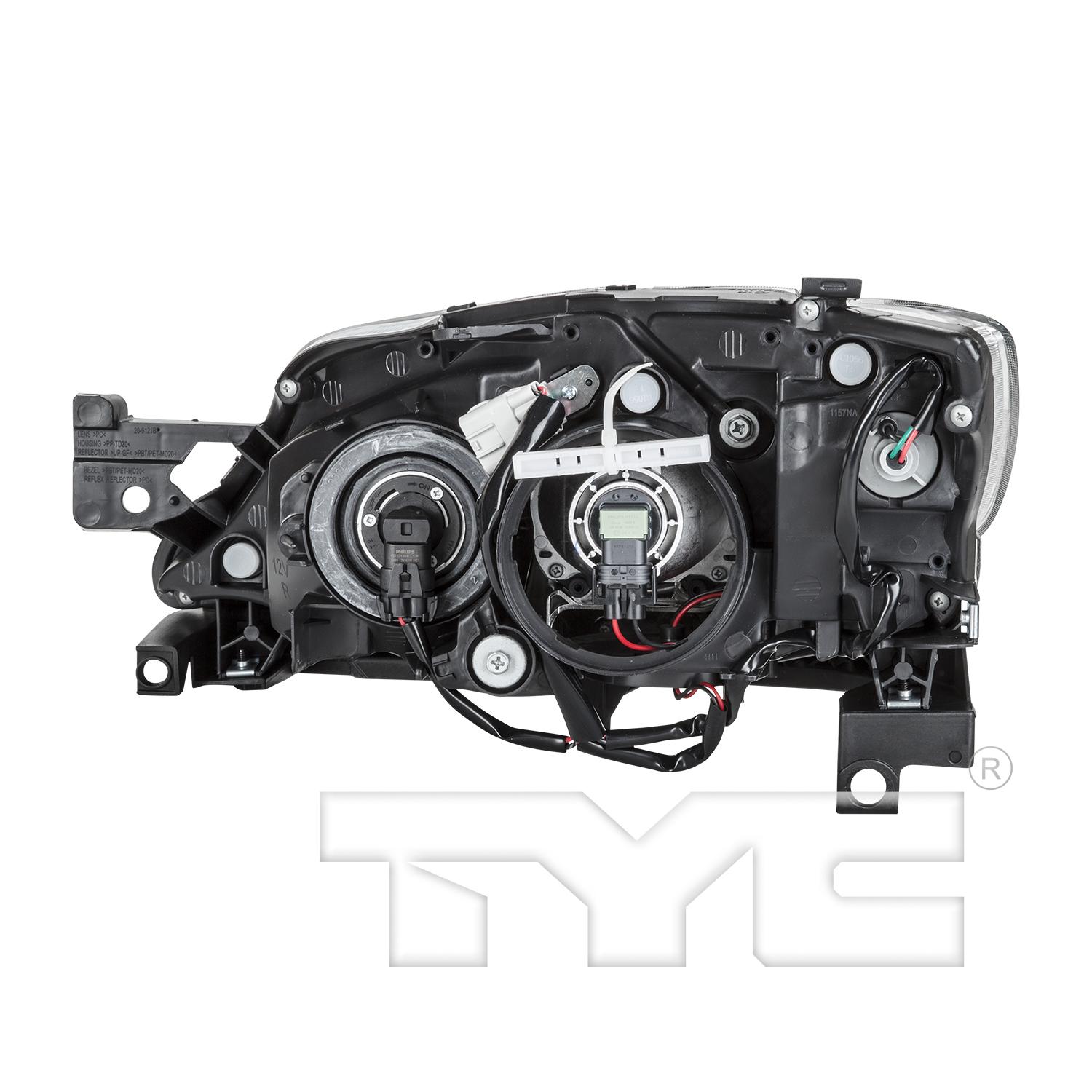 TYC 209121001 Headlight Assembly product image 2 of 6