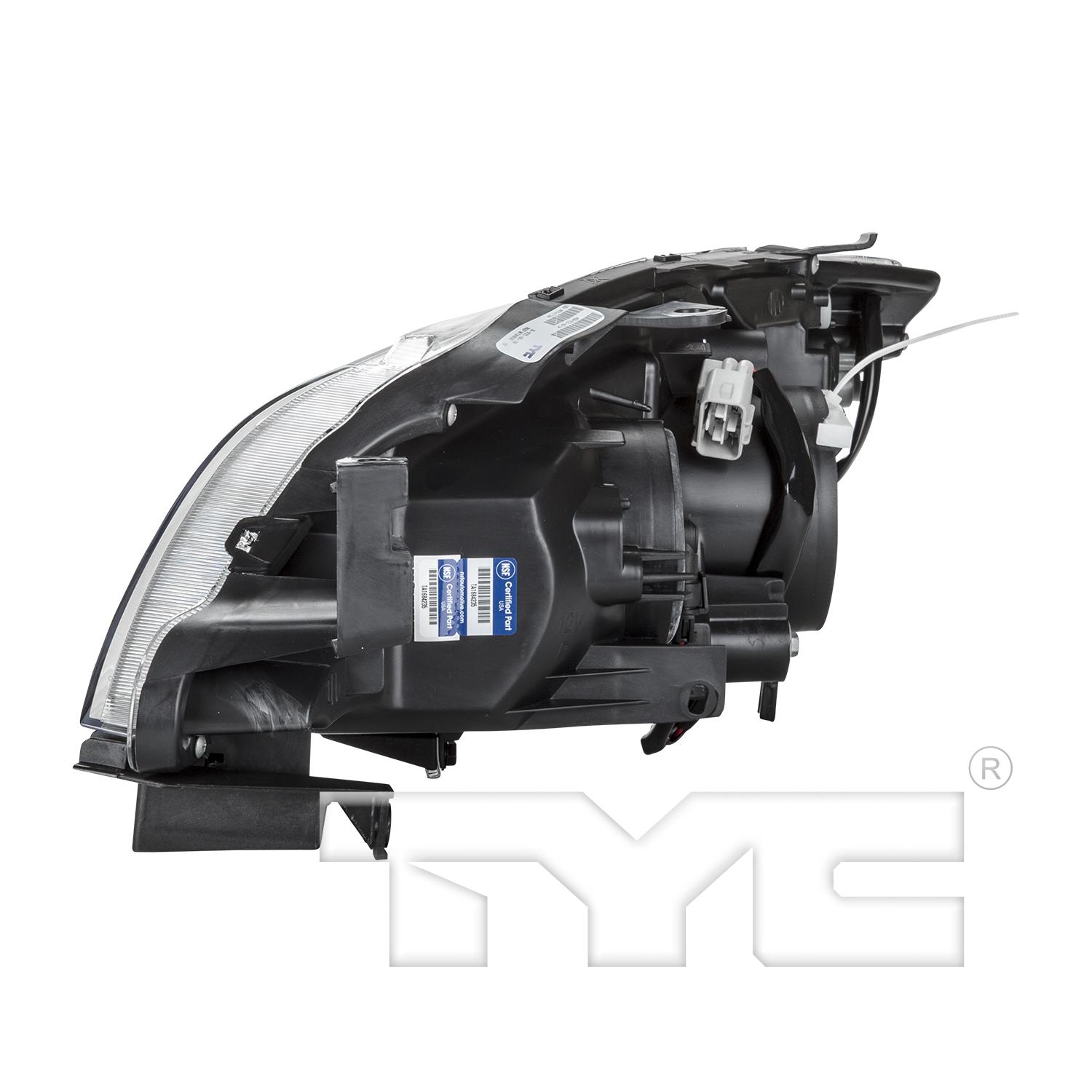 TYC 209121001 Headlight Assembly product image 4 of 6