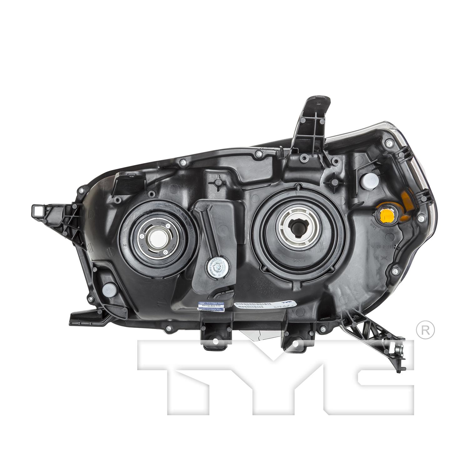 TYC 209125911 Headlight Assembly product image 2 of 6