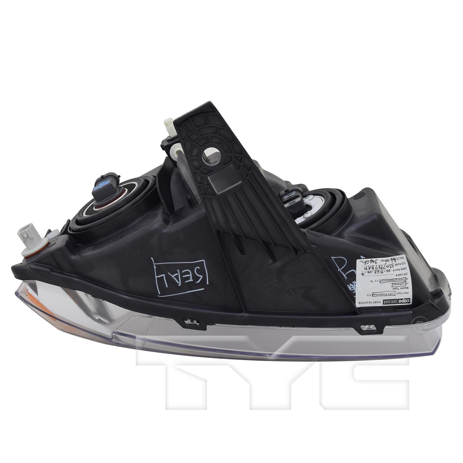 TYC 209165009 Headlight Assembly product image 5 of 6