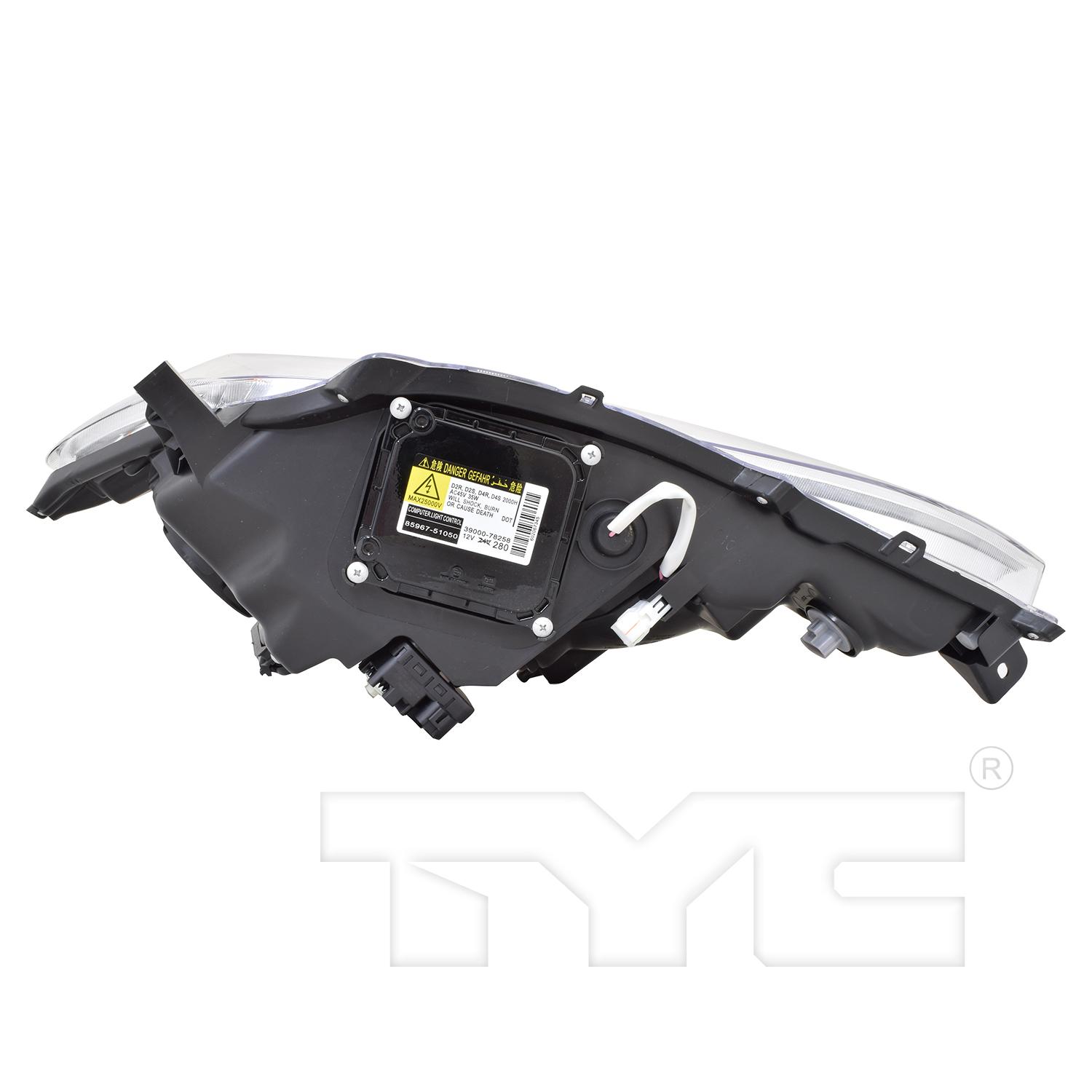 TYC 209191009 Headlight Assembly product image 6 of 6