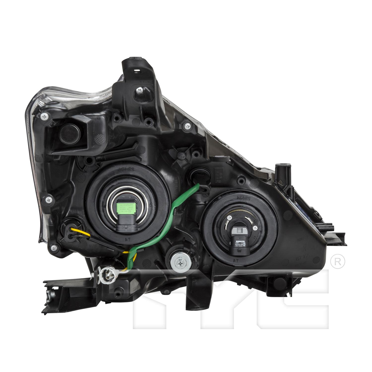 TYC 20931200 Headlight Assembly product image 2 of 6