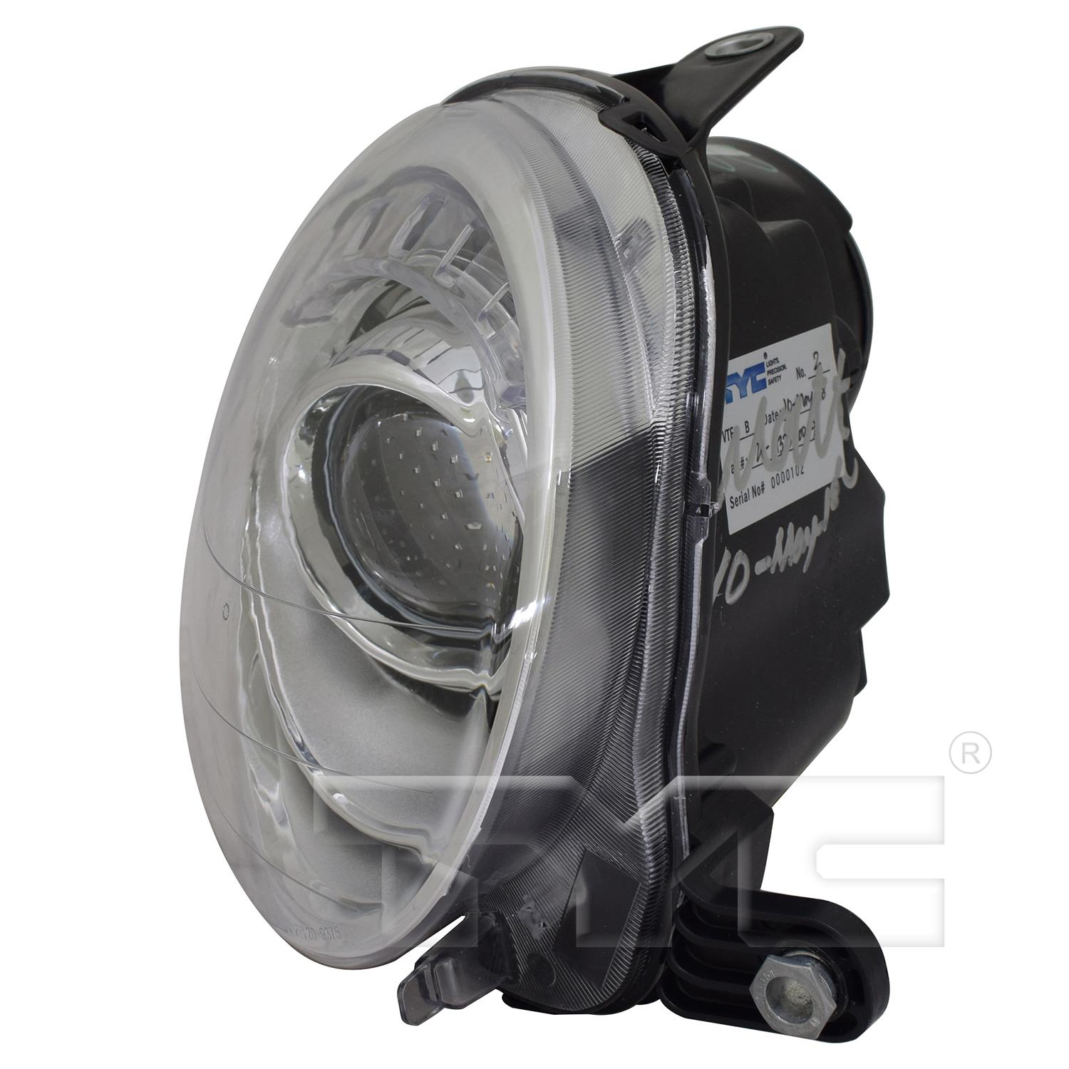 TYC 209375009 Headlight Assembly product image 4 of 6