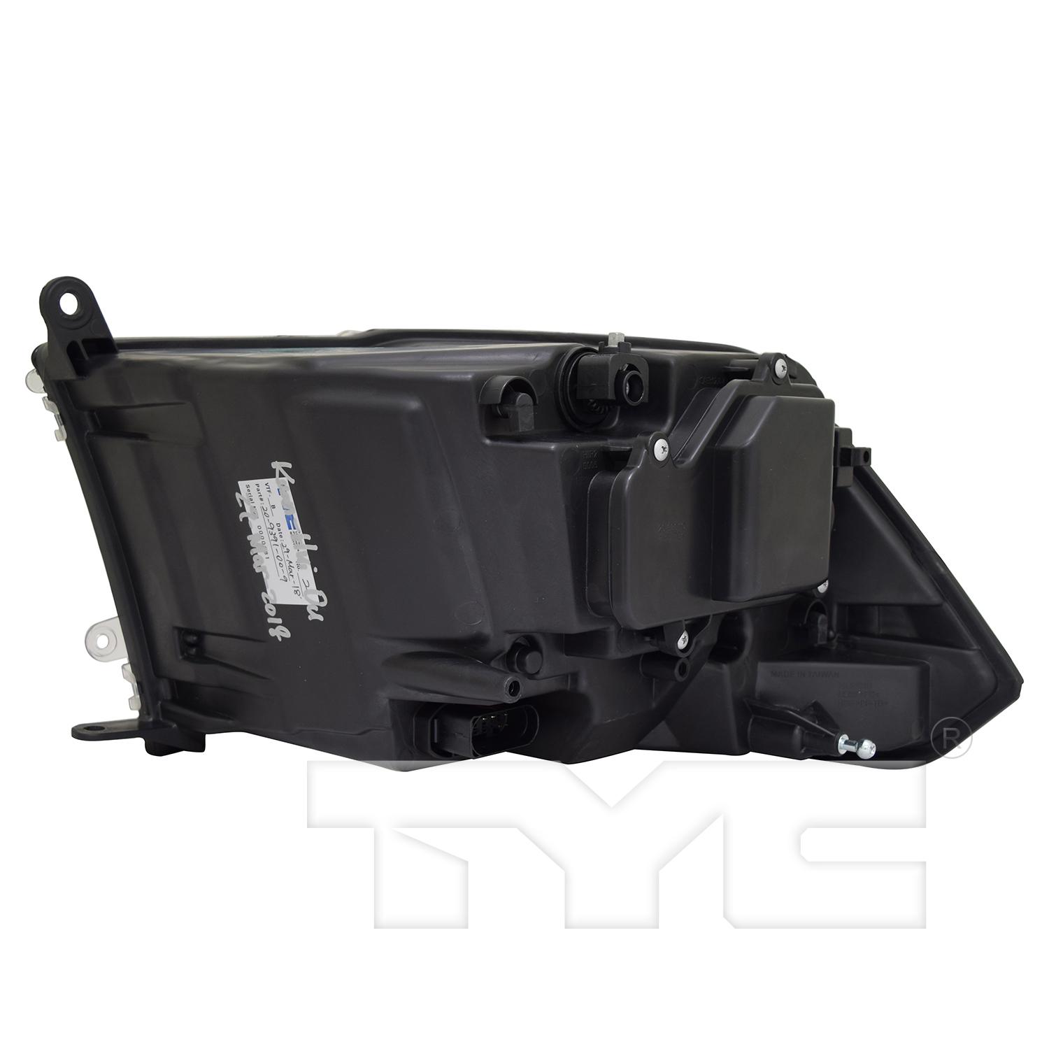 TYC 209391009 - Headlight Assembly TYC 209391009 Headlight Assembly product image 2 of 6
