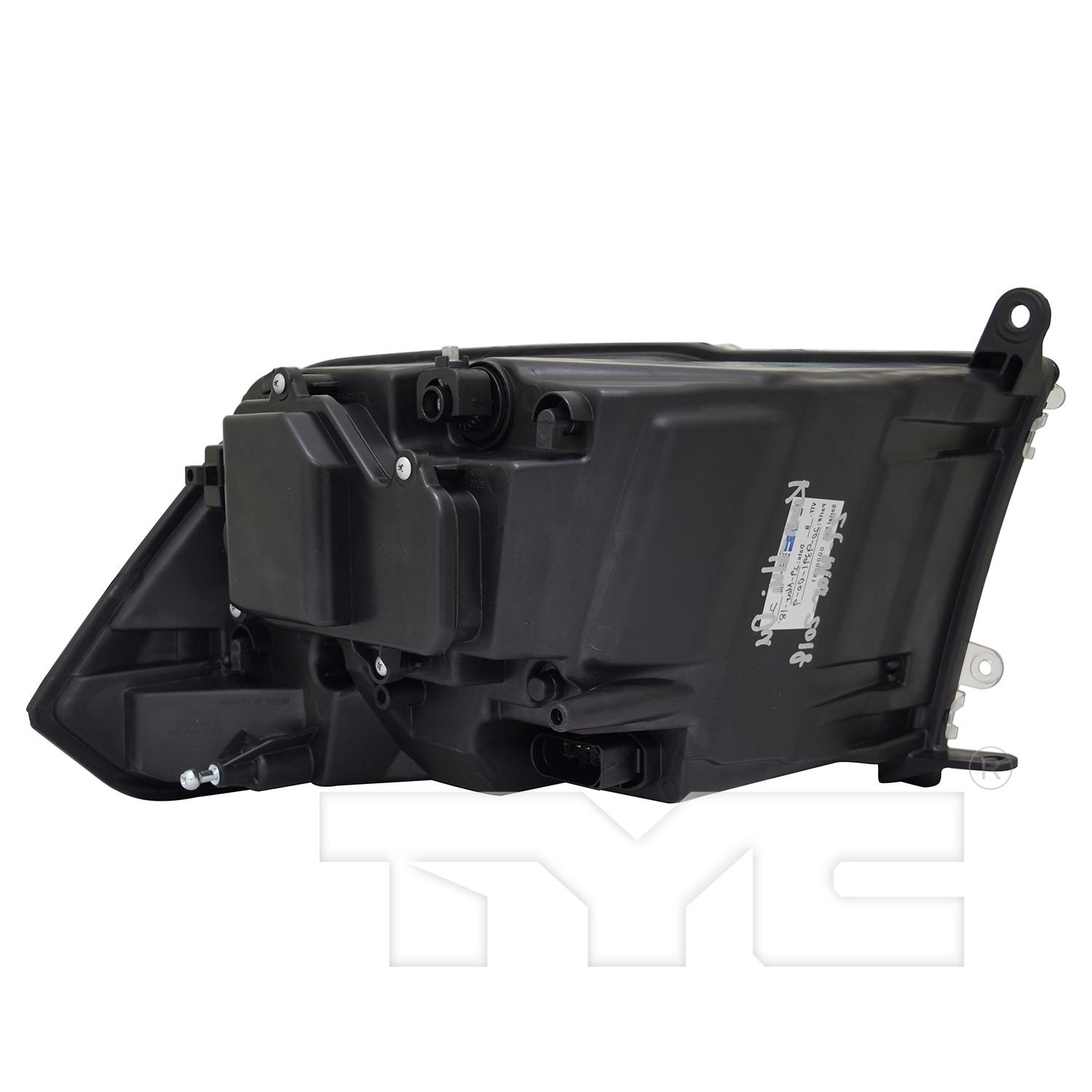TYC 209392009 Headlight Assembly product image 2 of 6