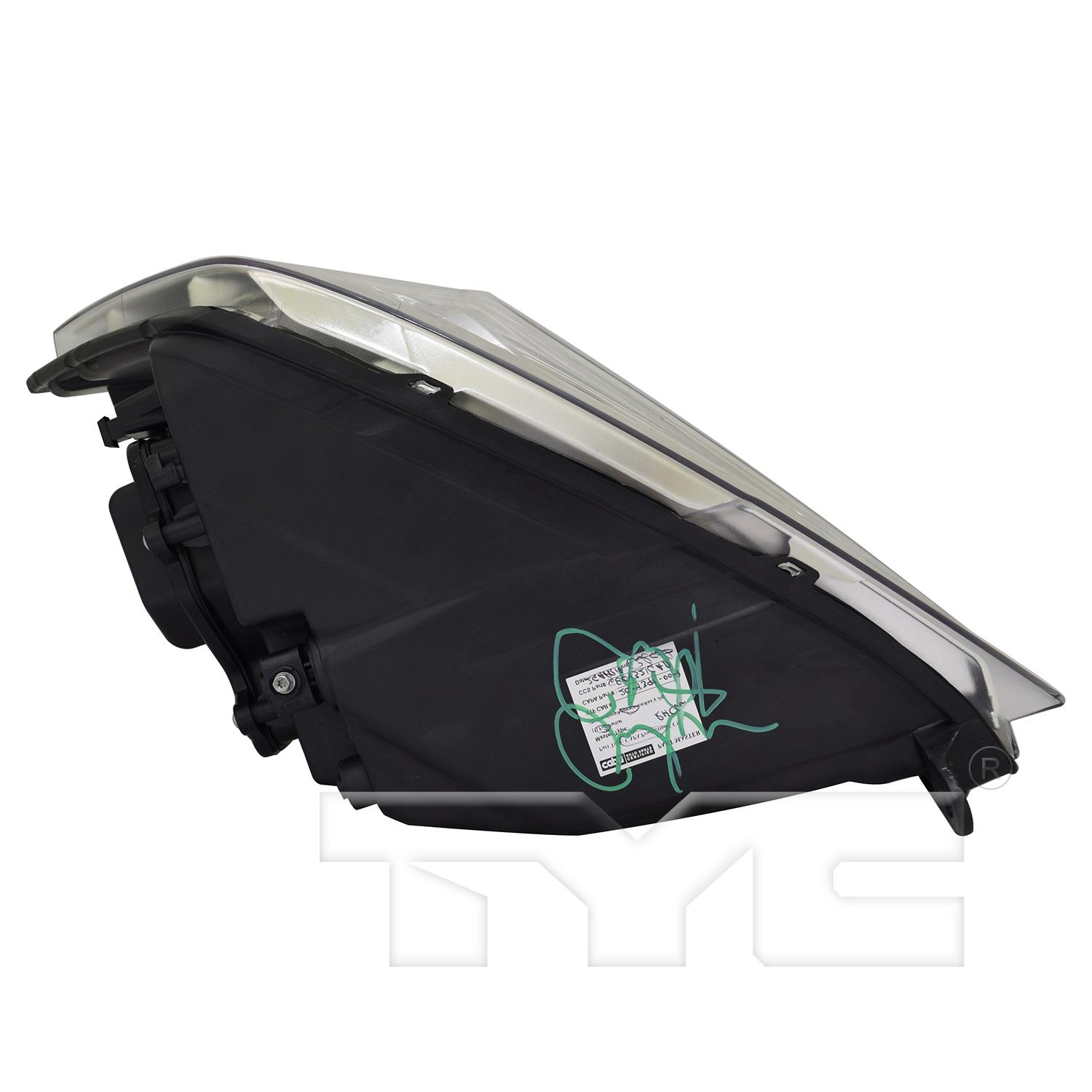 TYC 209392009 Headlight Assembly product image 5 of 6