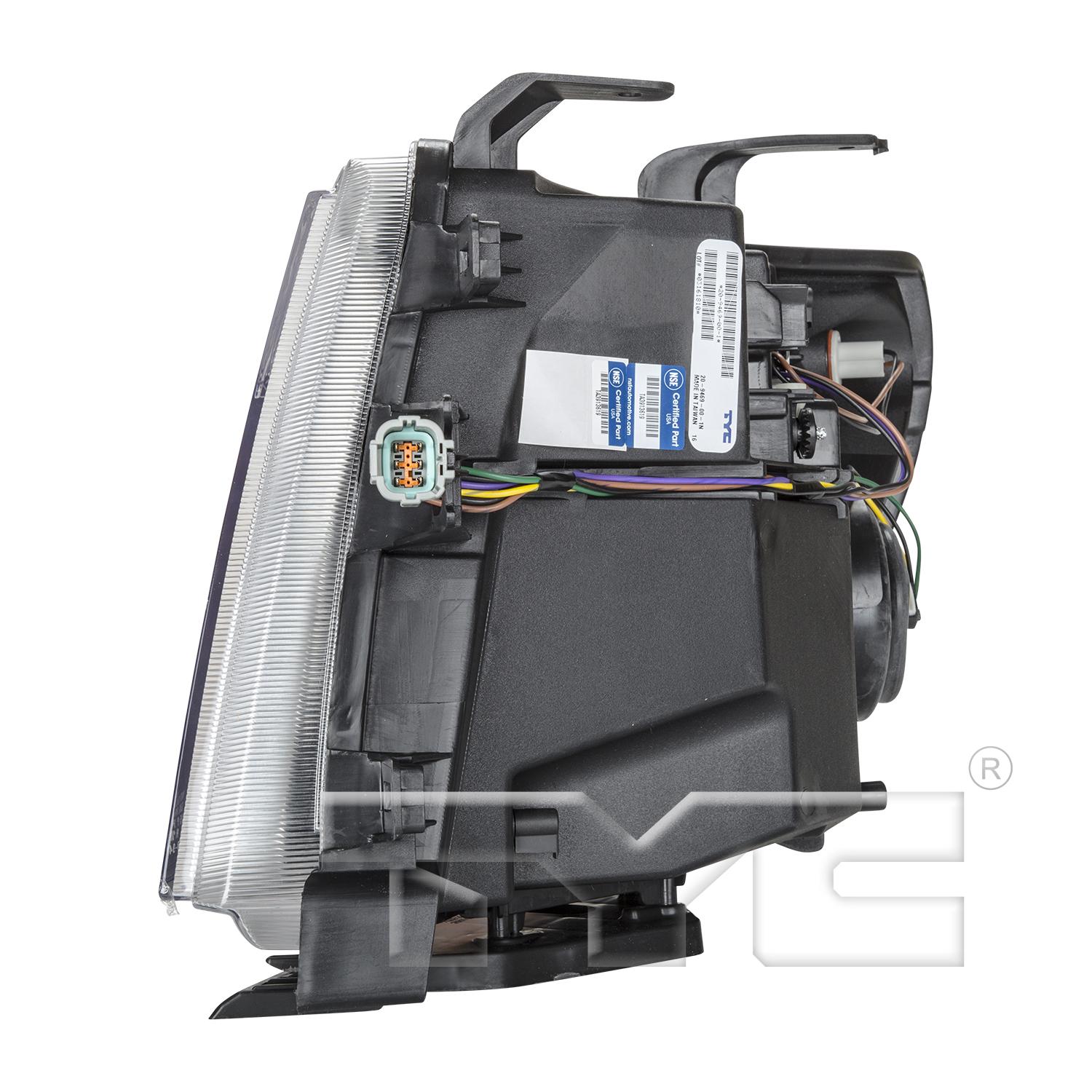 TYC 20946900 Headlight Assembly product image 4 of 6