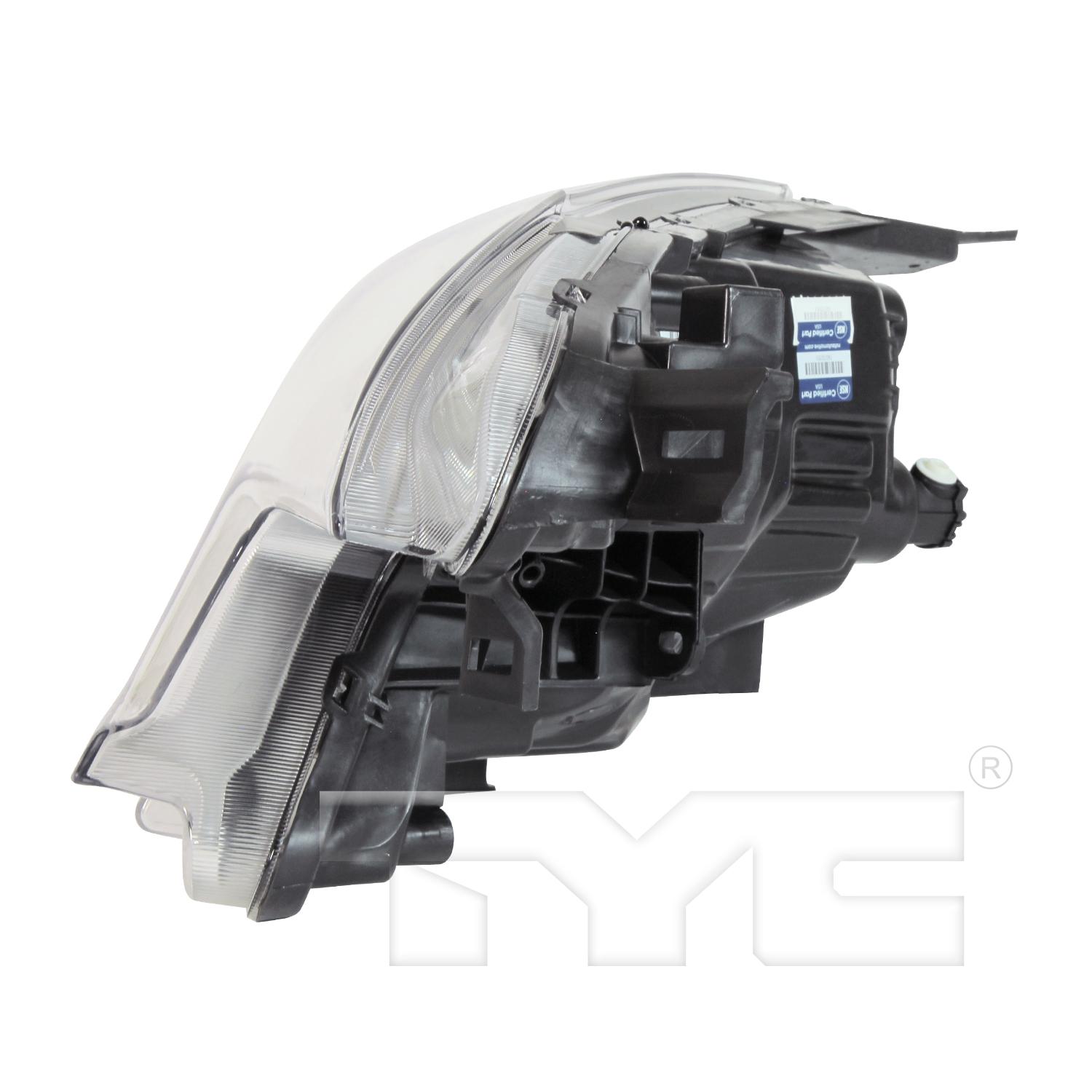 TYC 209485009 Headlight Assembly product image 4 of 6