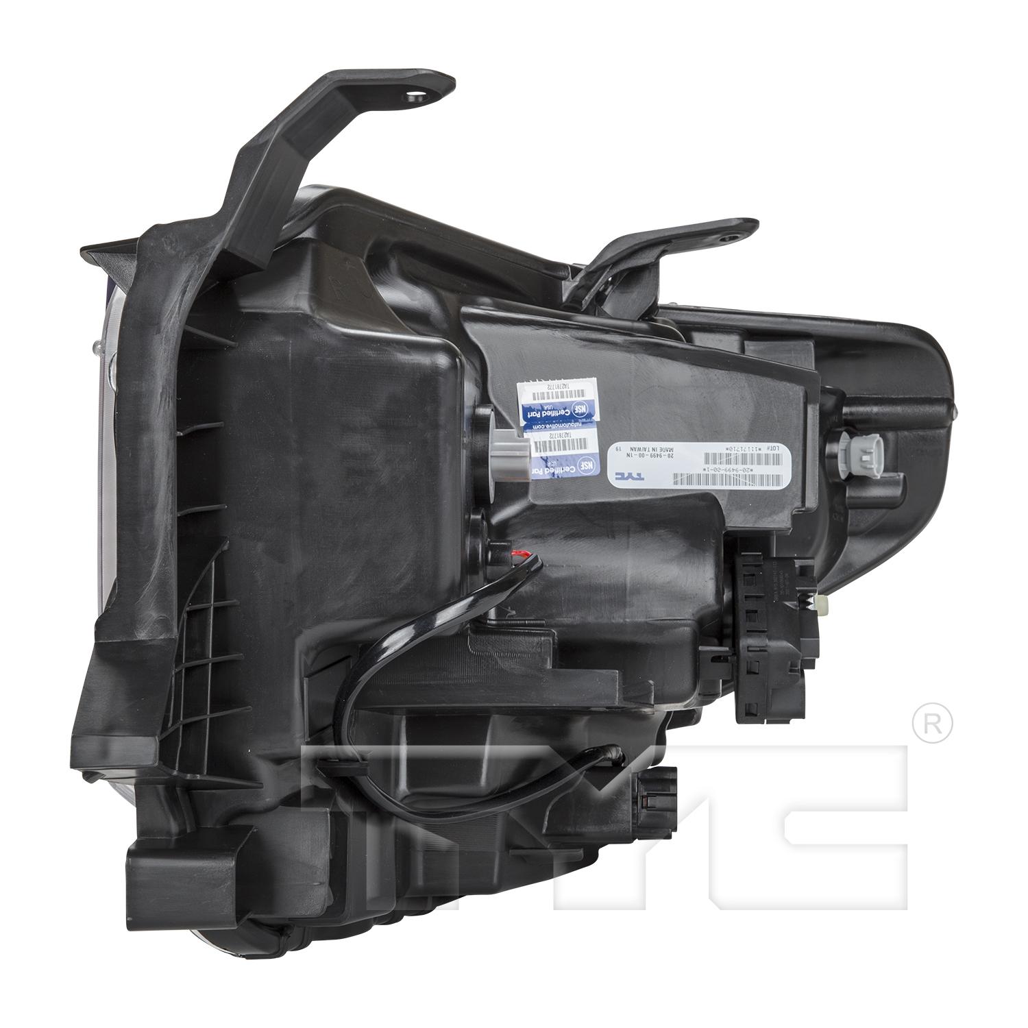 TYC 20949900 Headlight Assembly product image 4 of 6