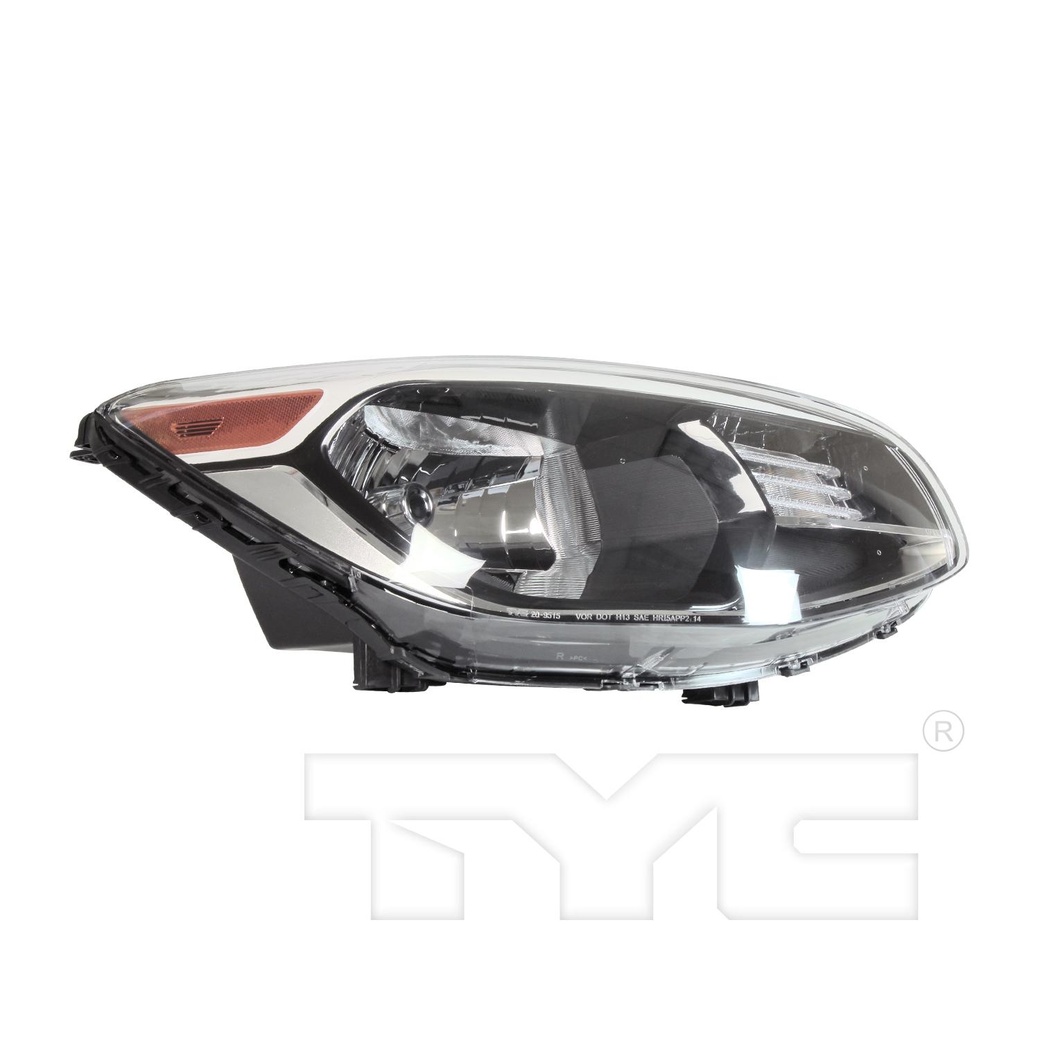 TYC 209515009 Headlight Assembly product image 1 of 6