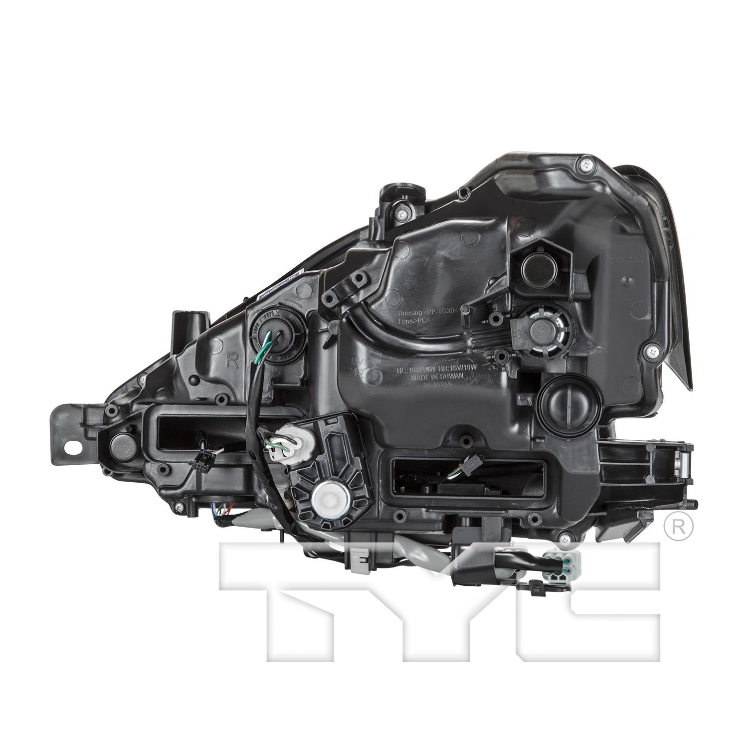 TYC 20952500 Headlight Assembly product image 2 of 6