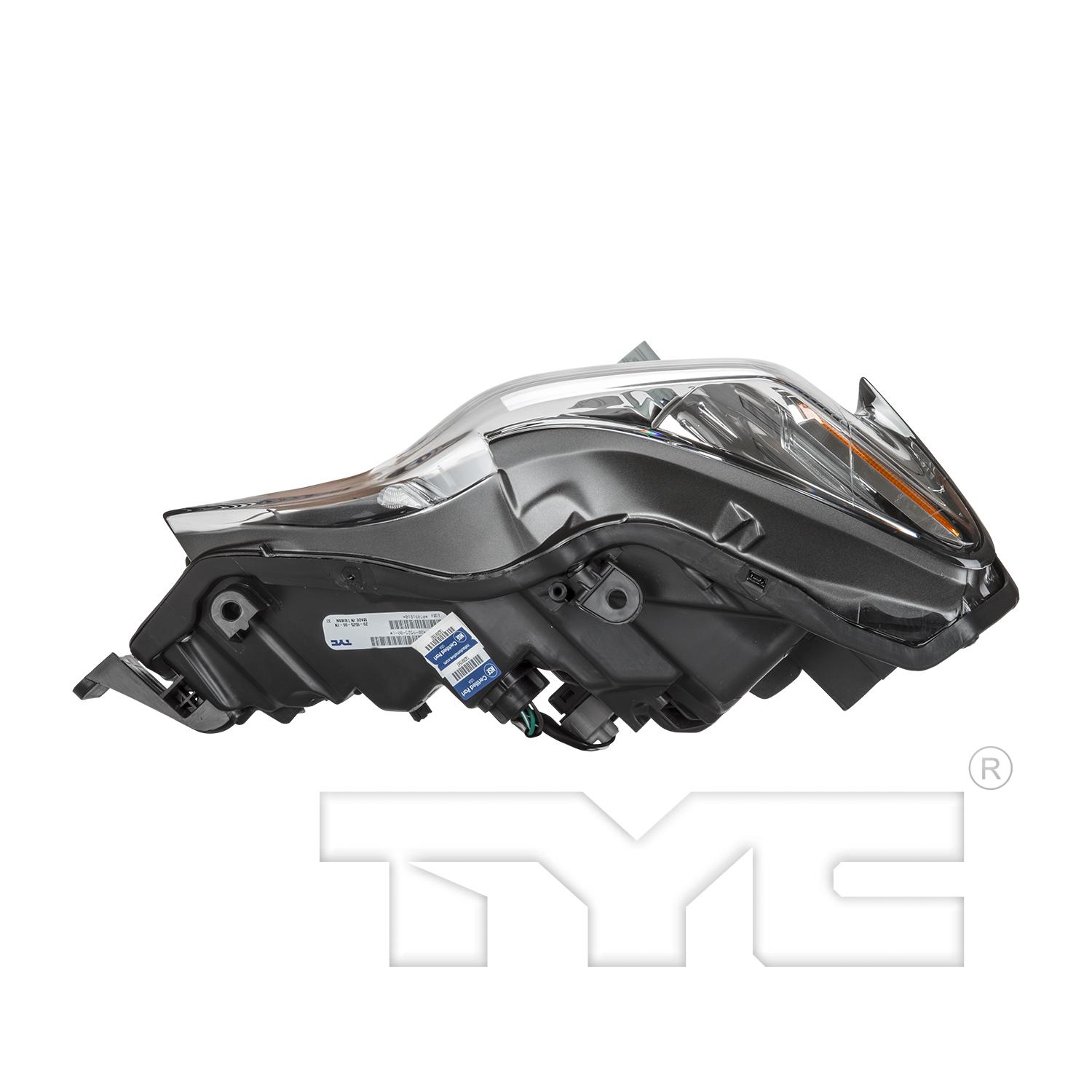 TYC 20952500 Headlight Assembly product image 5 of 6