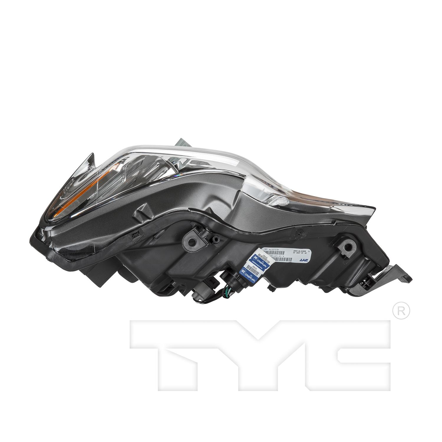 TYC 20952600 Headlight Assembly product image 5 of 6
