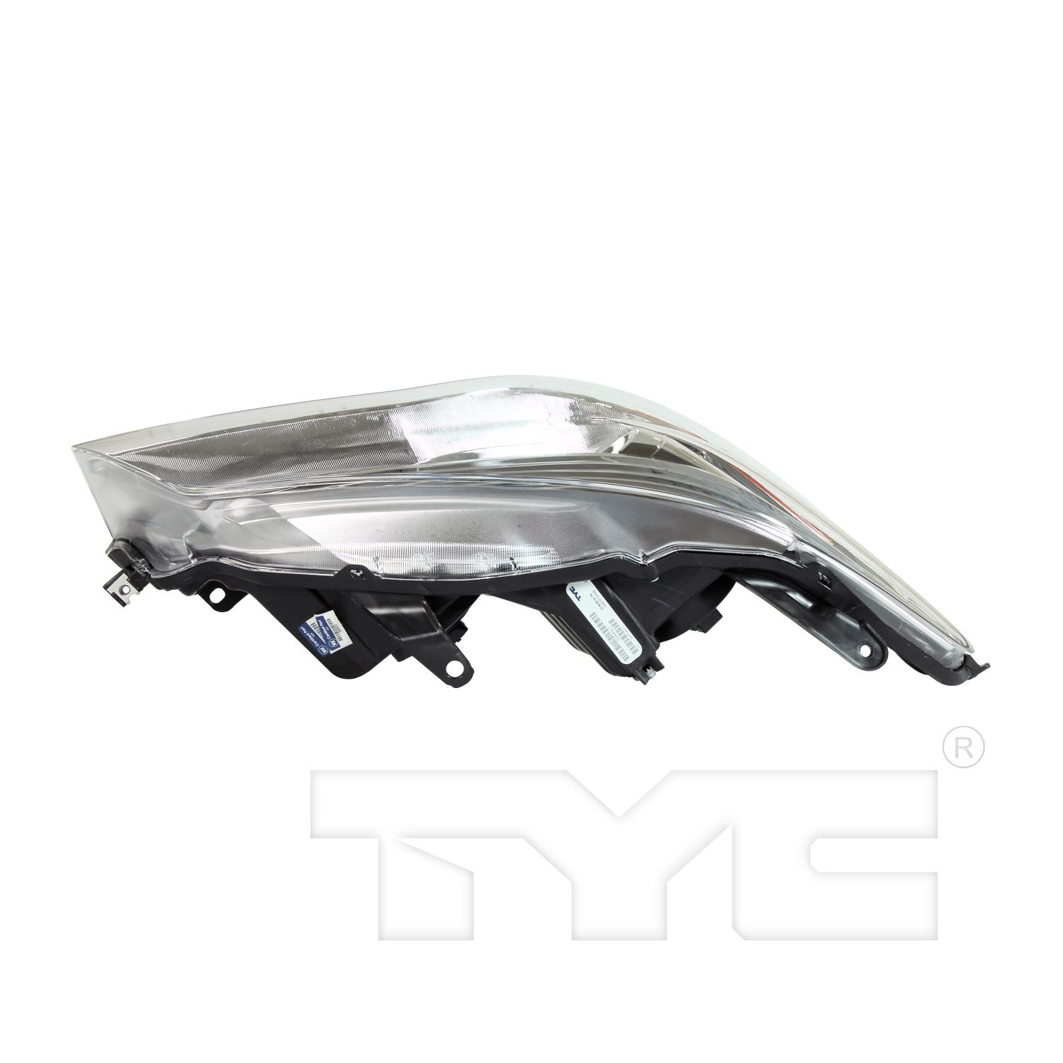 TYC 209609009 Headlight Assembly product image 5 of 6
