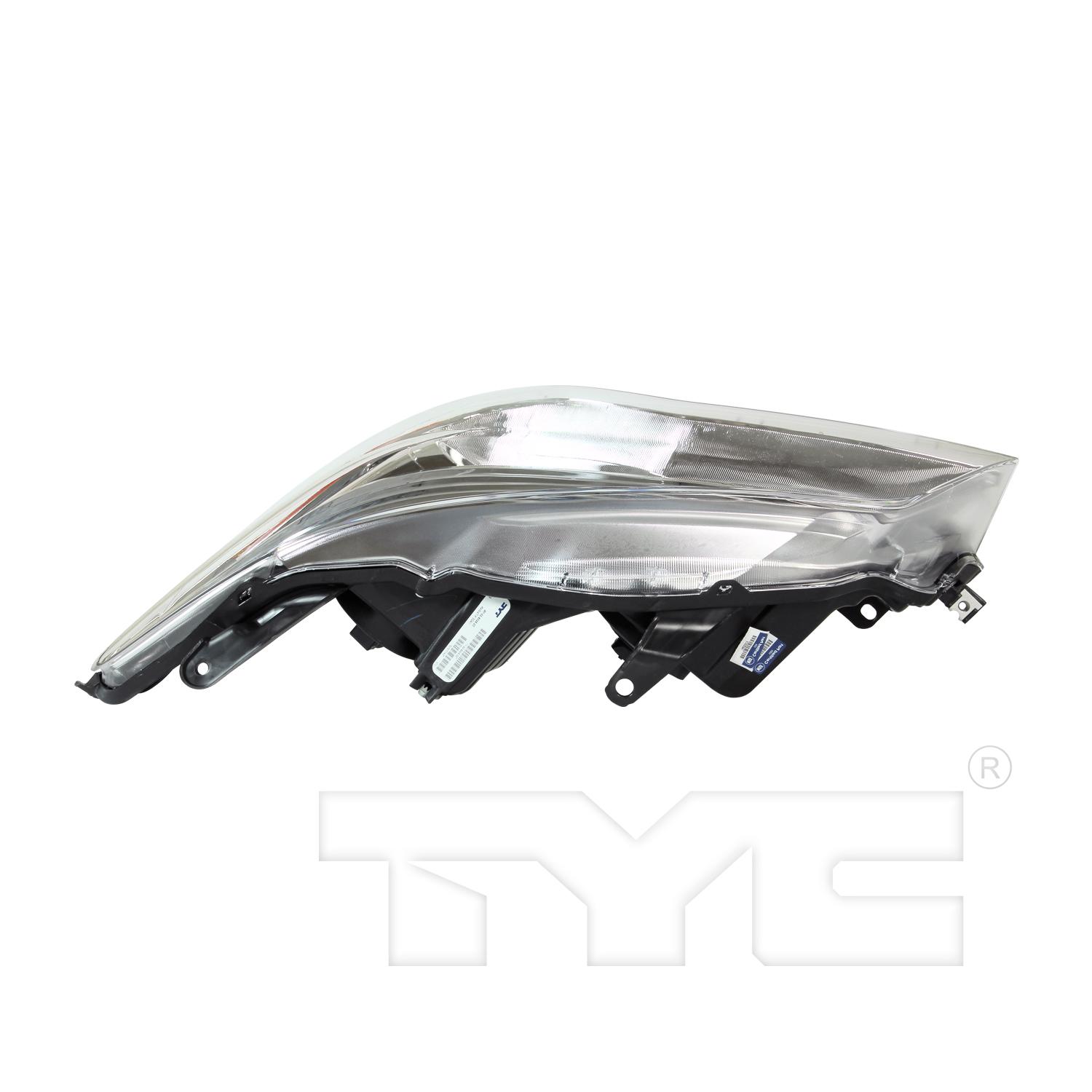 TYC 209610009 Headlight Assembly product image 5 of 6