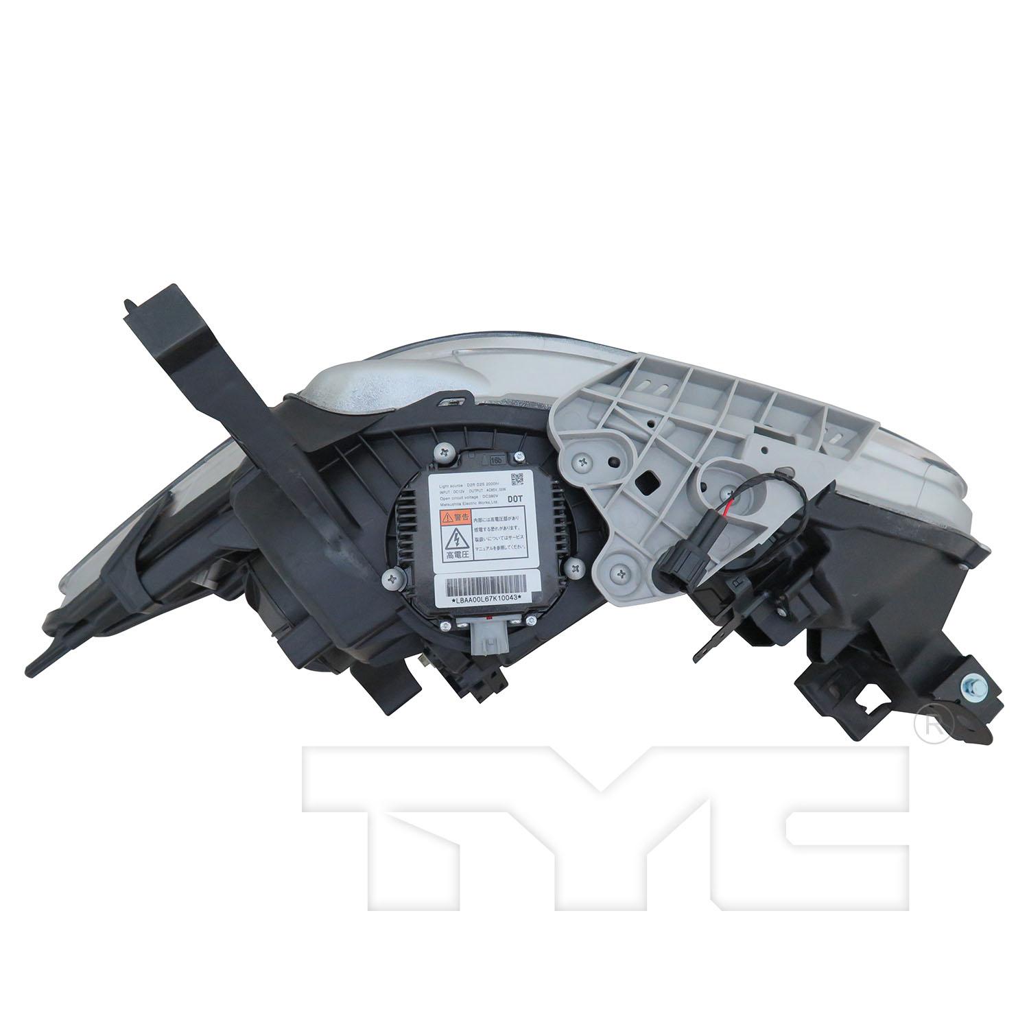 TYC 20977100 Headlight Assembly product image 6 of 6