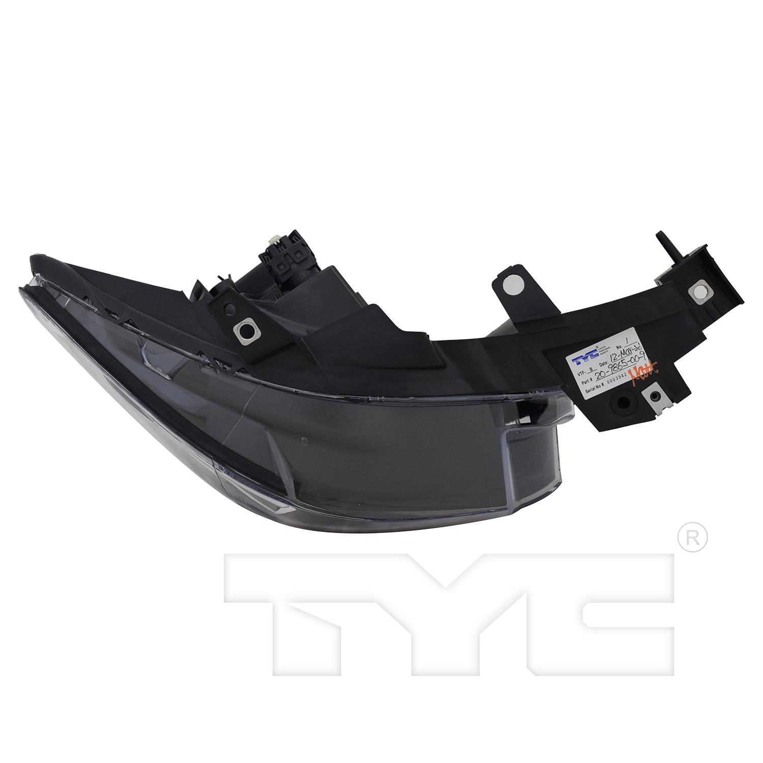 TYC 209865009 Headlight Assembly product image 5 of 6