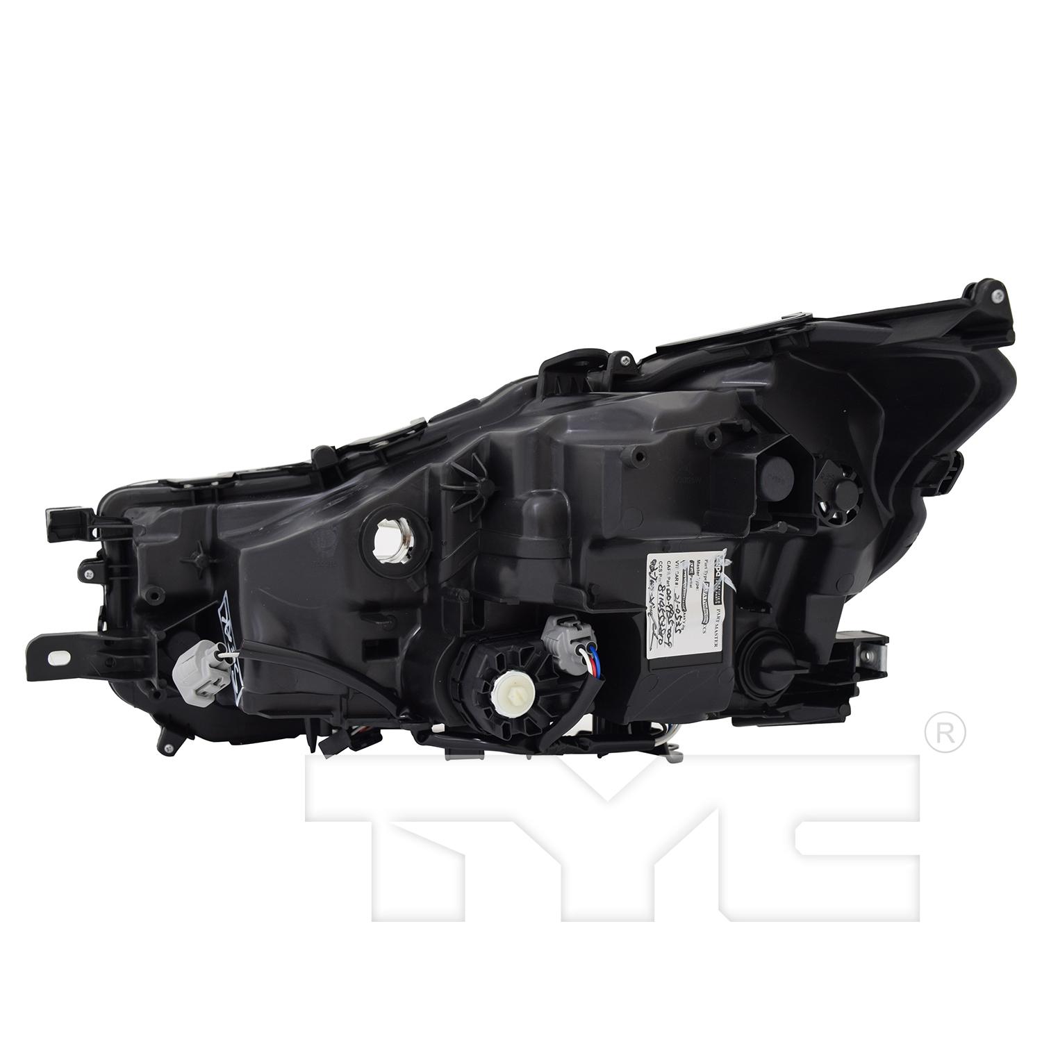 TYC 209935009 Headlight Assembly product image 2 of 6